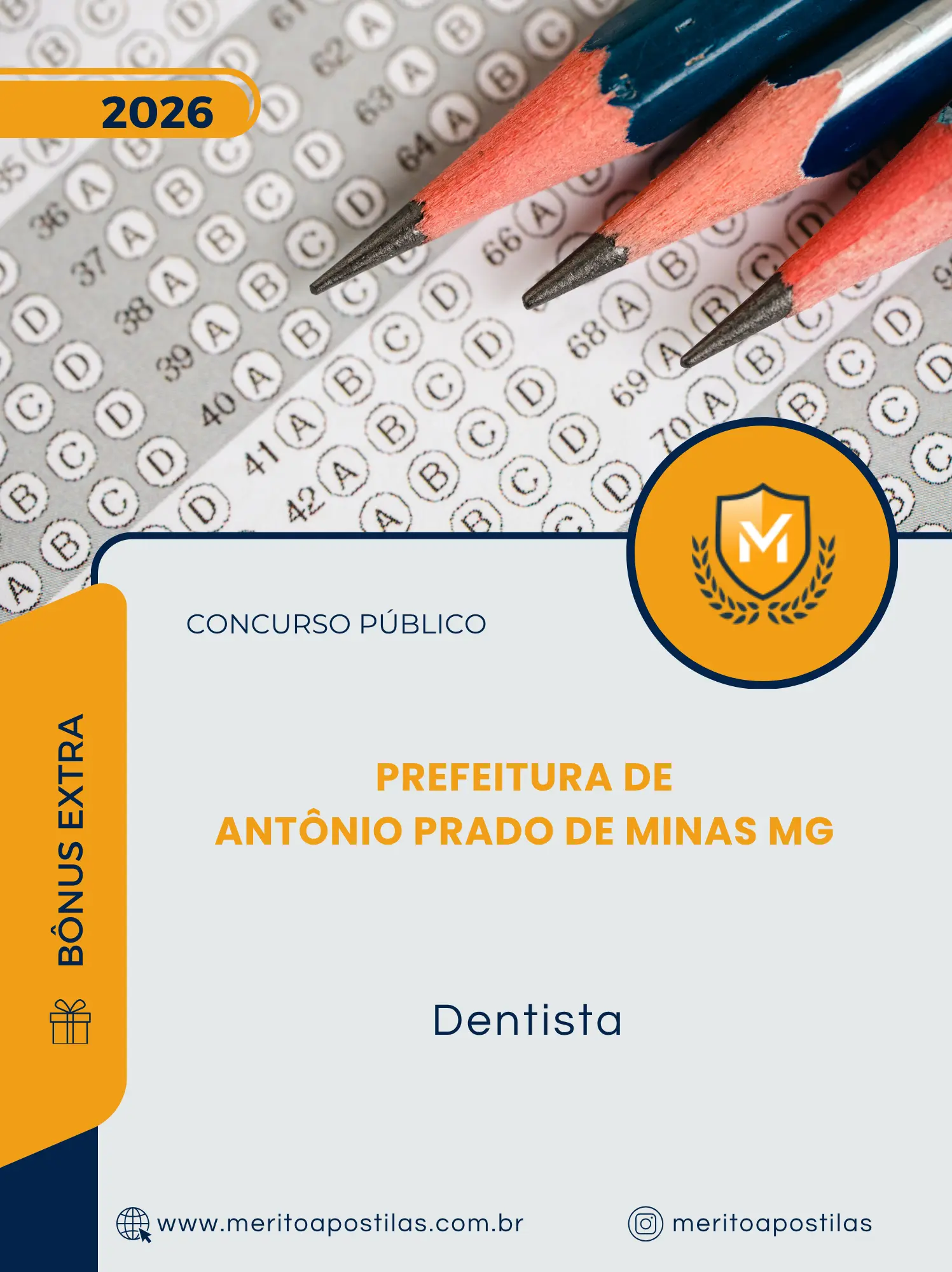 Apostila Dentista Prefeitura de Antônio Prado de Minas MG 2026