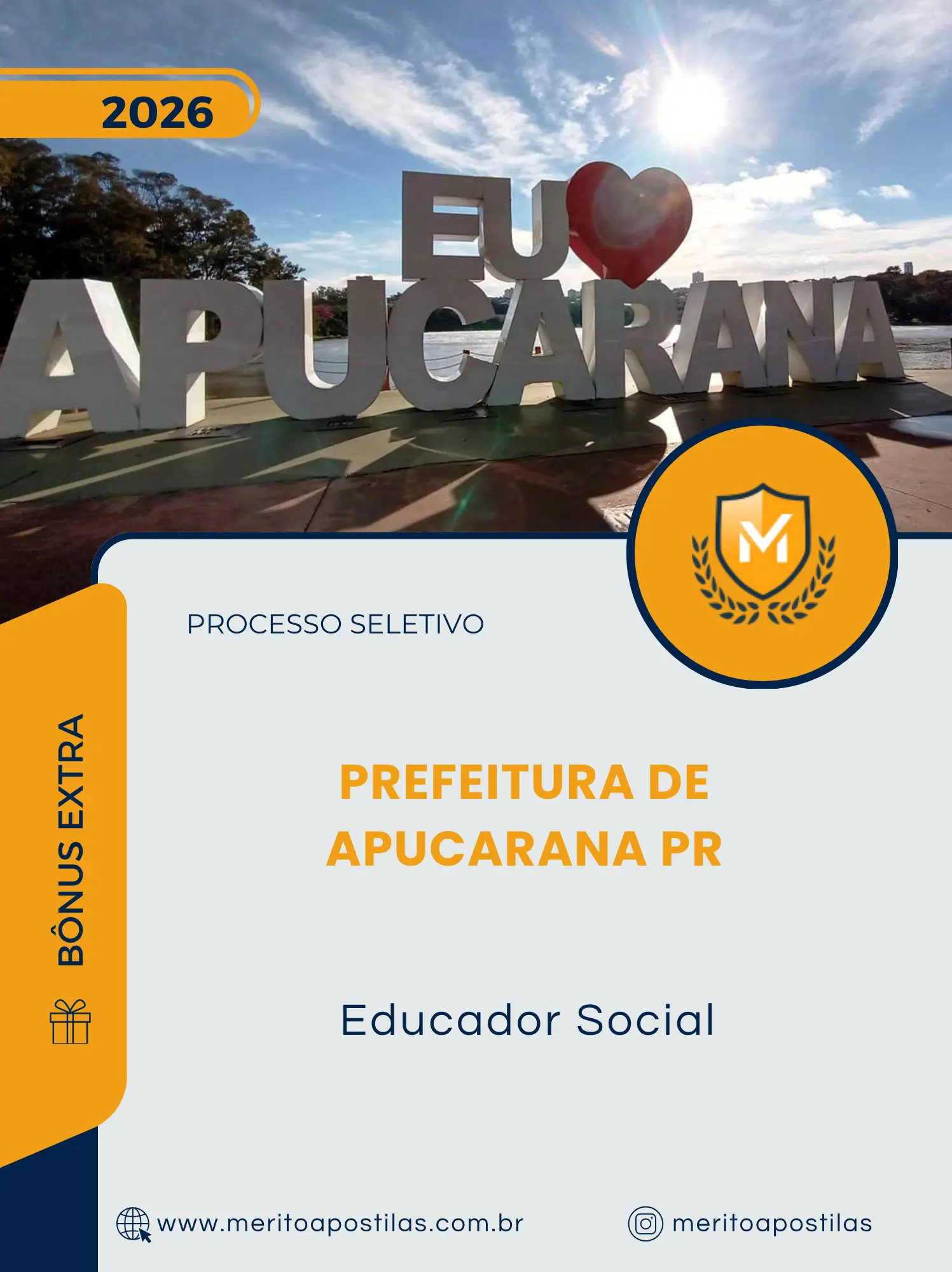 Apostila Educador Social Prefeitura de Apucarana PR 2026