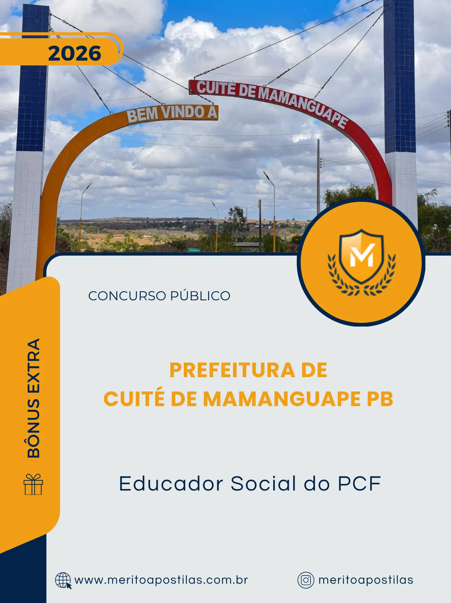 Apostila Educador Social do PCF Prefeitura de Cuité de Mamanguape PB 2026
