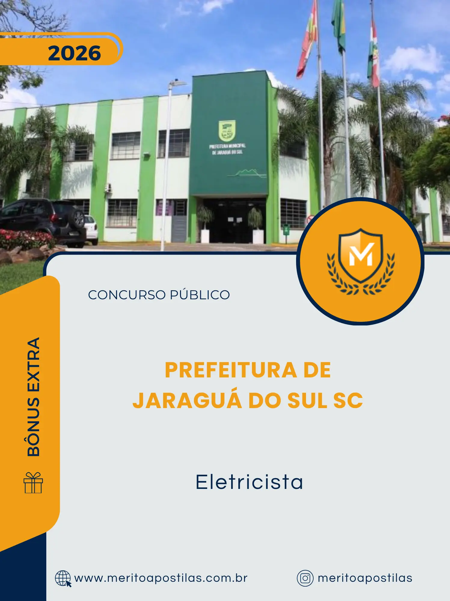 Apostila Eletricista Prefeitura de Jaraguá do Sul SC 2026