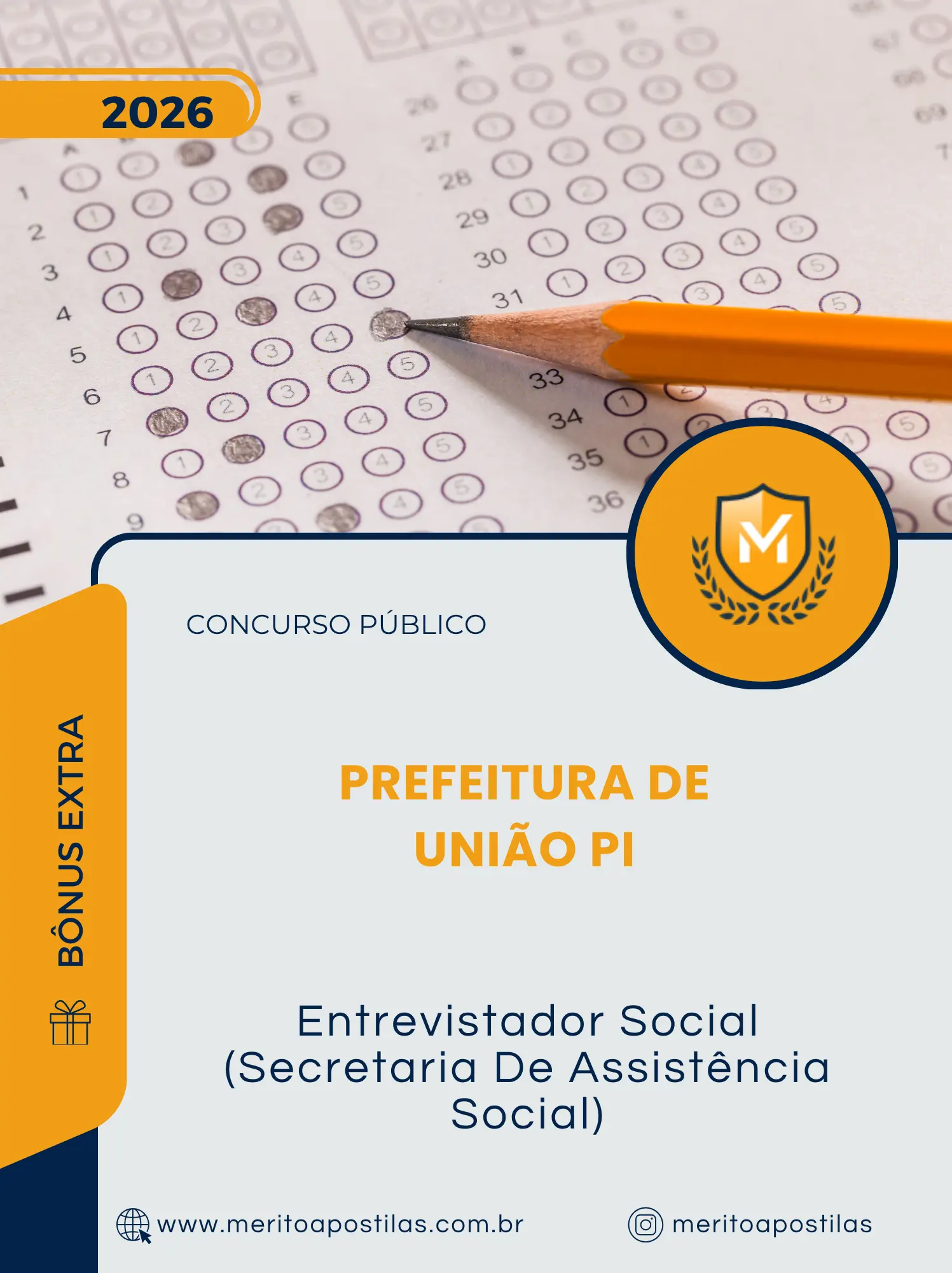 Apostila Entrevistador Social (Secretaria De Assistência Social) Prefeitura de União PI 2026