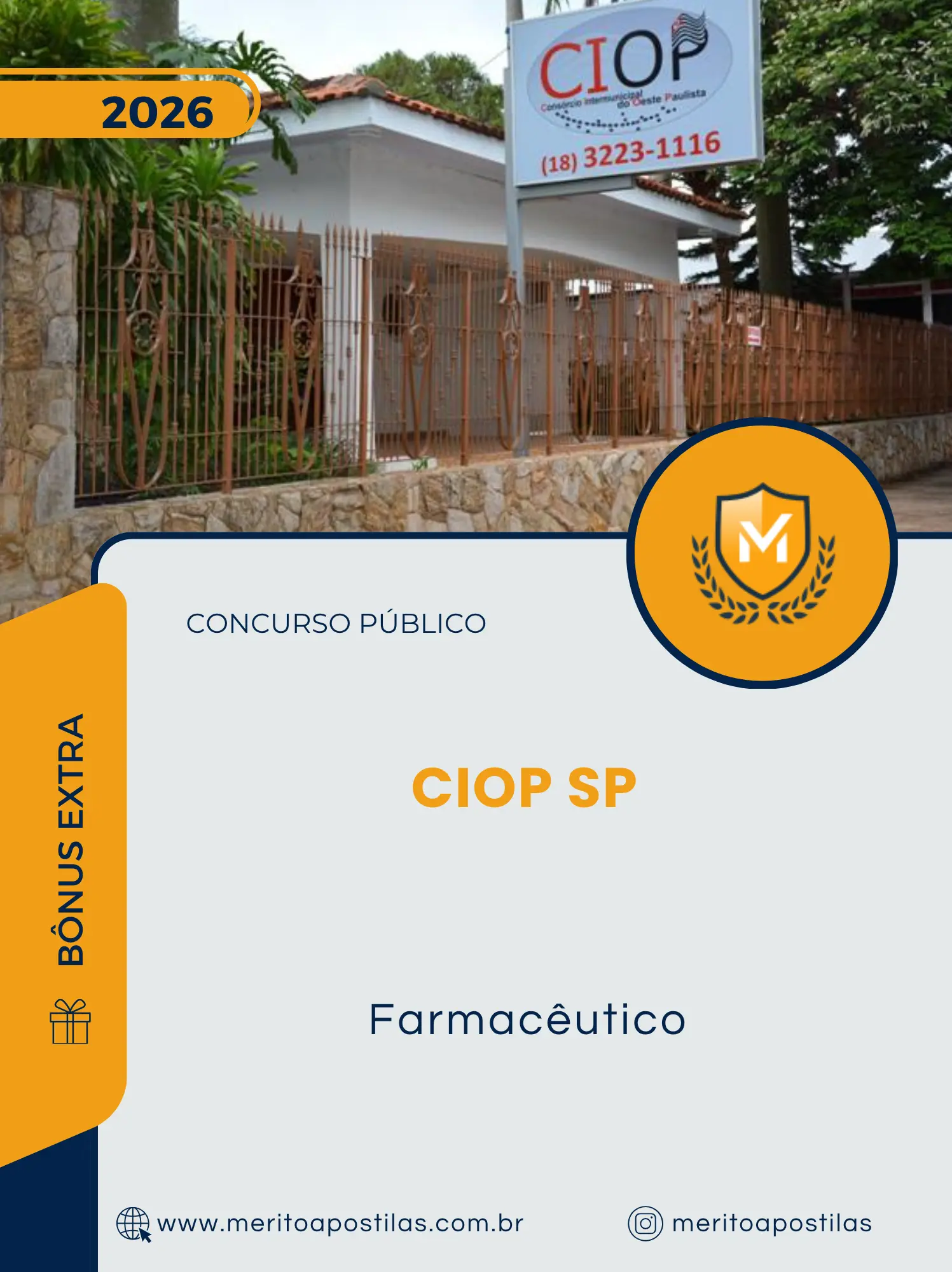 Apostila Farmacêutico Concurso Público CIOP SP 2026