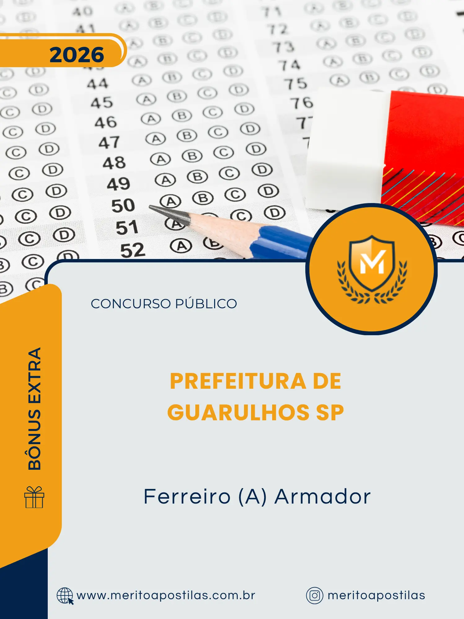 Apostila Ferreiro (A) Armador Prefeitura de Guarulhos SP 2026