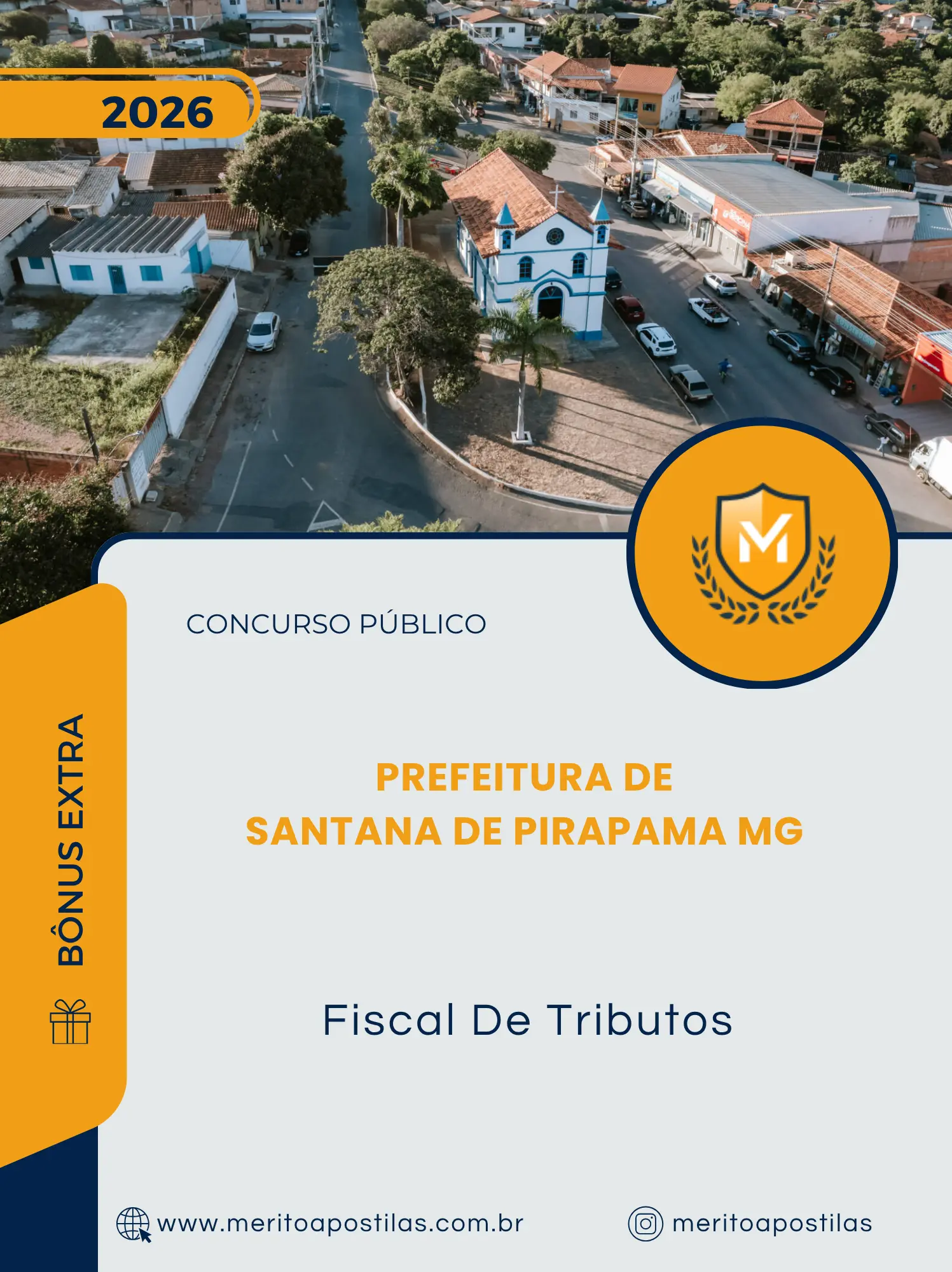 Apostila Fiscal De Tributos Prefeitura de Santana de Pirapama MG 2026