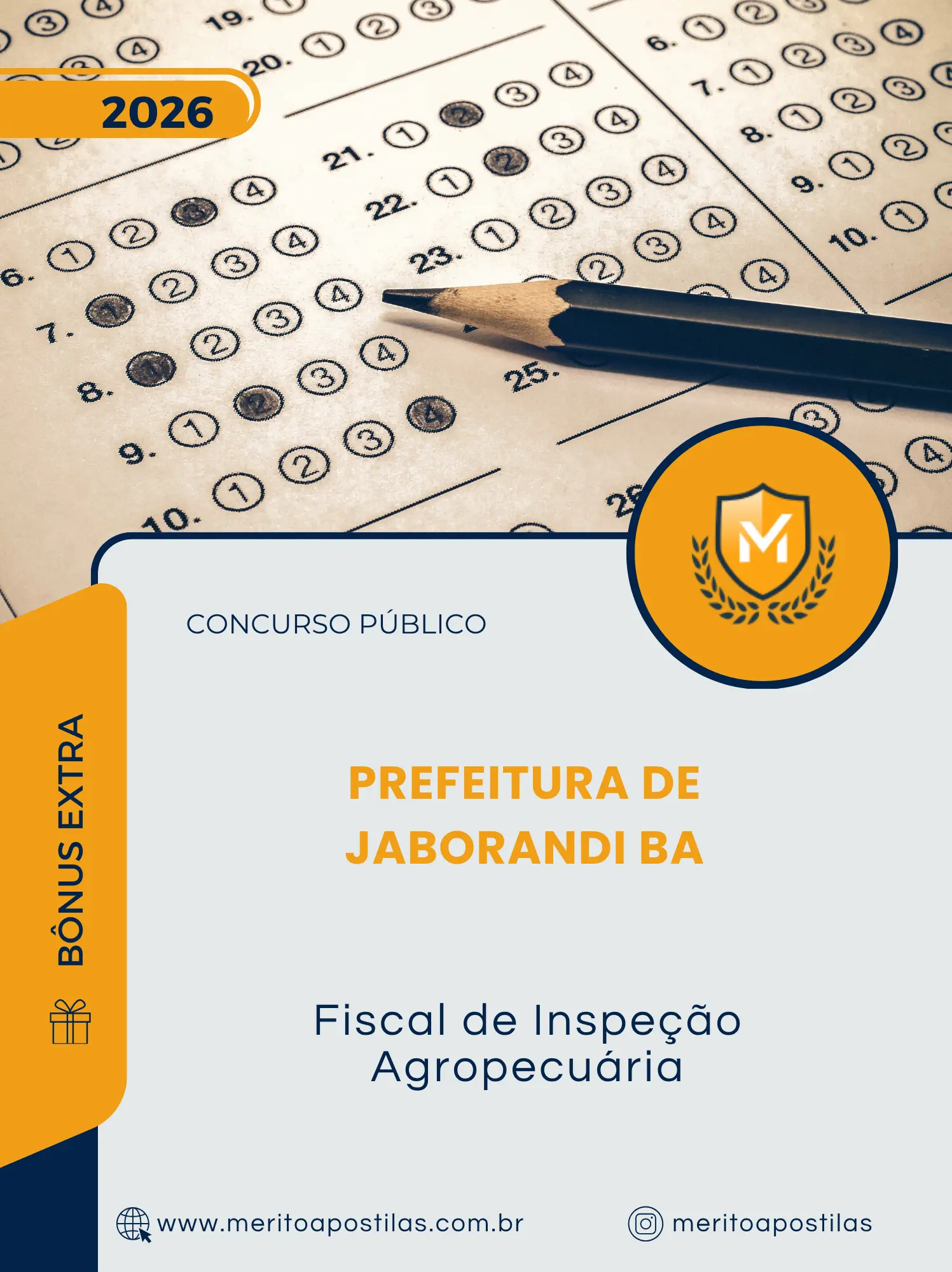 Apostila Fiscal de Inspeção Agropecuária Prefeitura de Jaborandi BA 2026