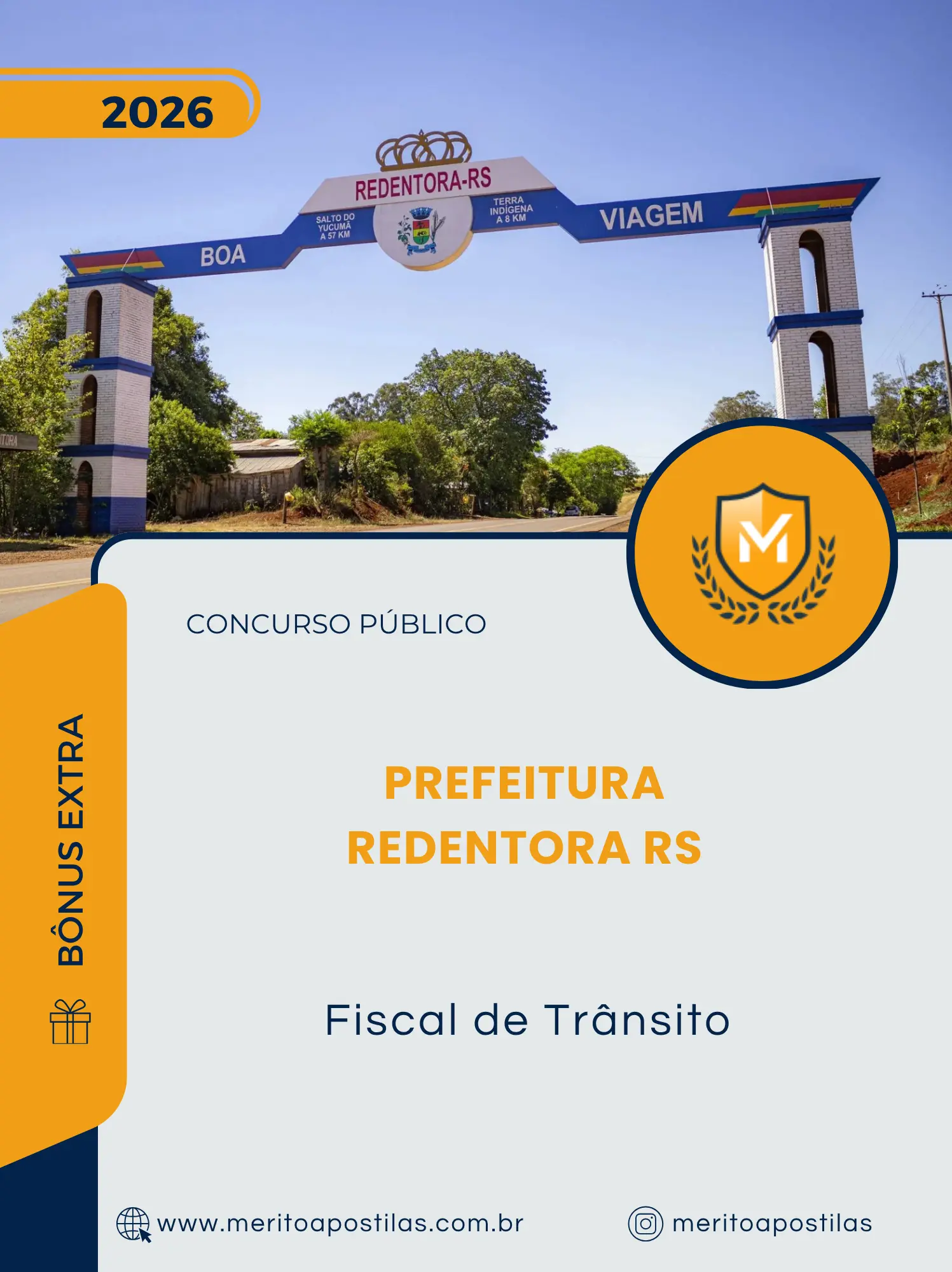 Apostila Fiscal de Trânsito Prefeitura Redentora RS 2026