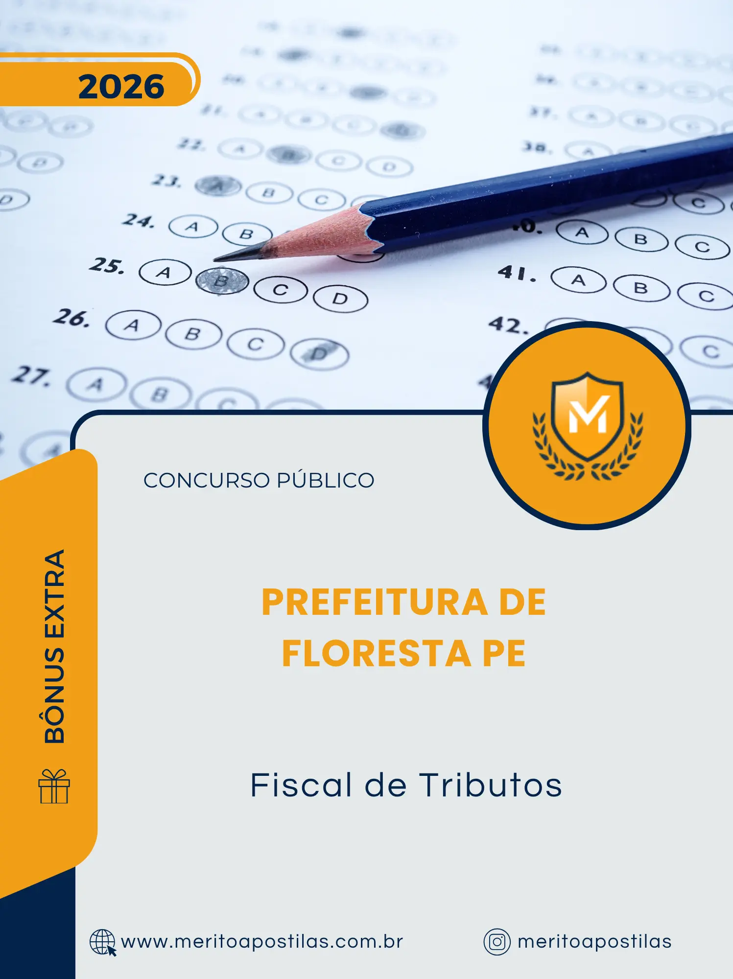 Apostila Fiscal de Tributos Prefeitura de Floresta PE 2026