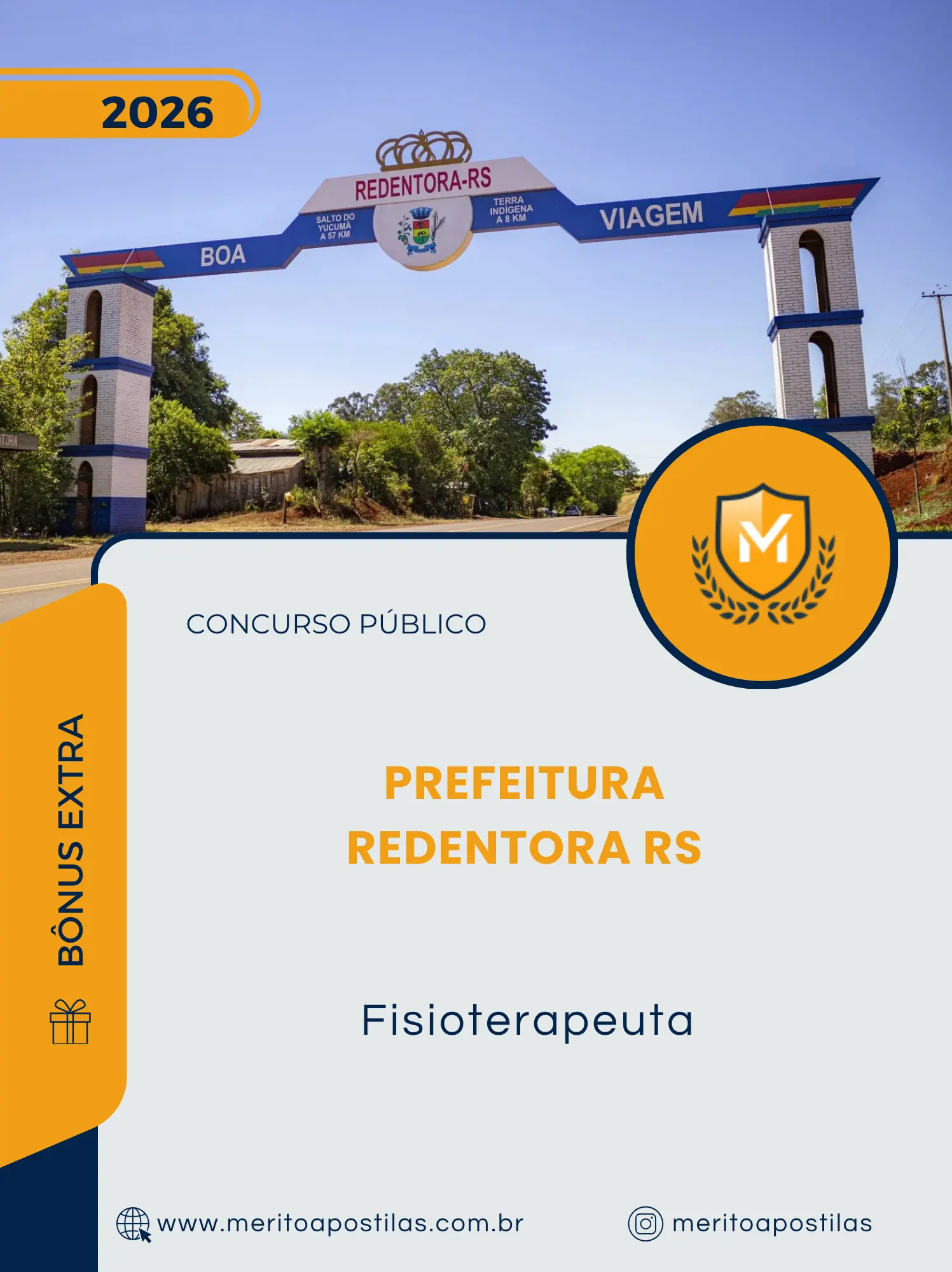 Apostila Fisioterapeuta Prefeitura Redentora RS 2026