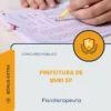 Apostila Fisioterapeuta Prefeitura de Buri SP 2026