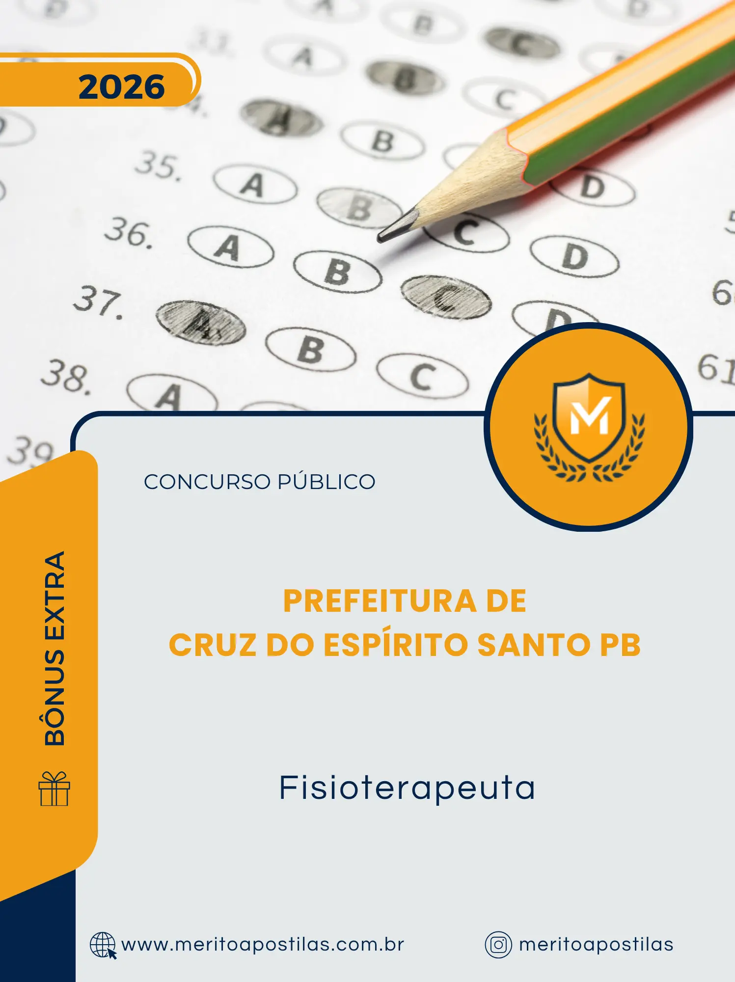 Apostila Fisioterapeuta Prefeitura de Cruz do Espírito Santo PB 2026