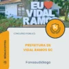 Apostila Fonoaudiólogo Prefeitura de Vidal Ramos SC 2026