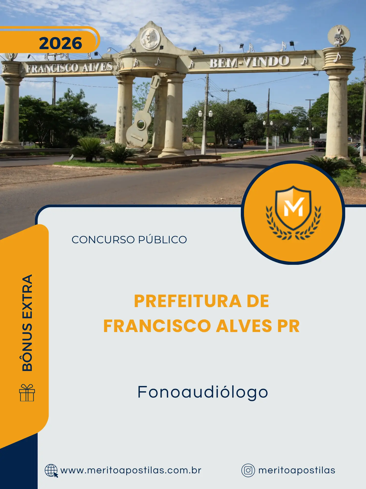 Apostila Fonoaudiólogo Prefeitura de Francisco Alves PR 2026