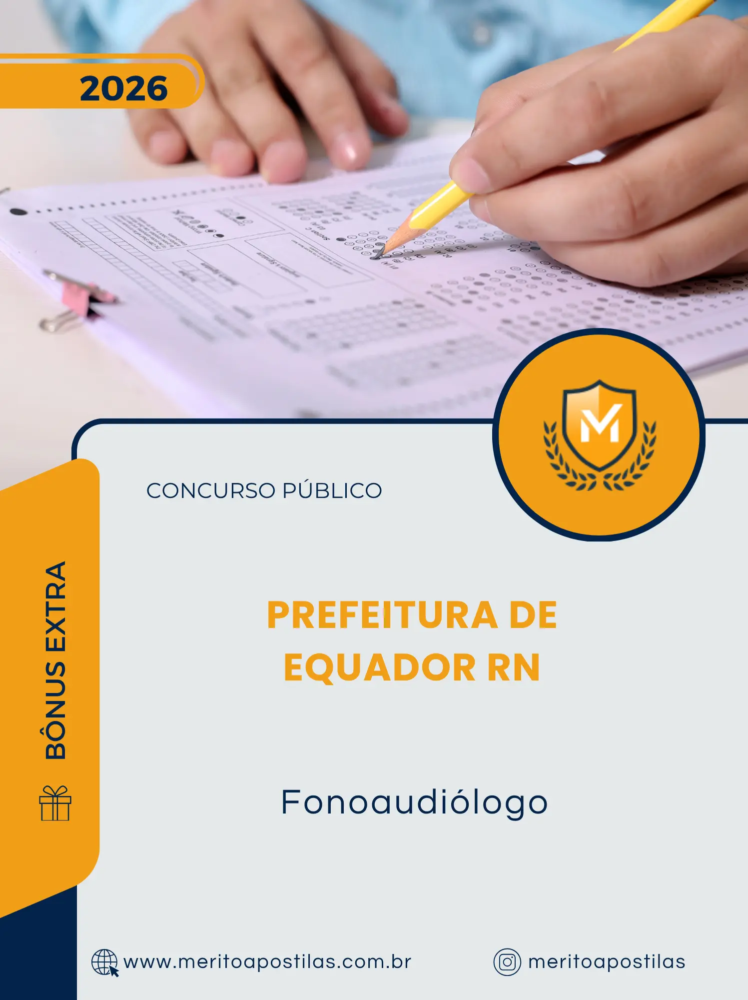 Apostila Fonoaudiólogo Prefeitura de Equador RN 2026