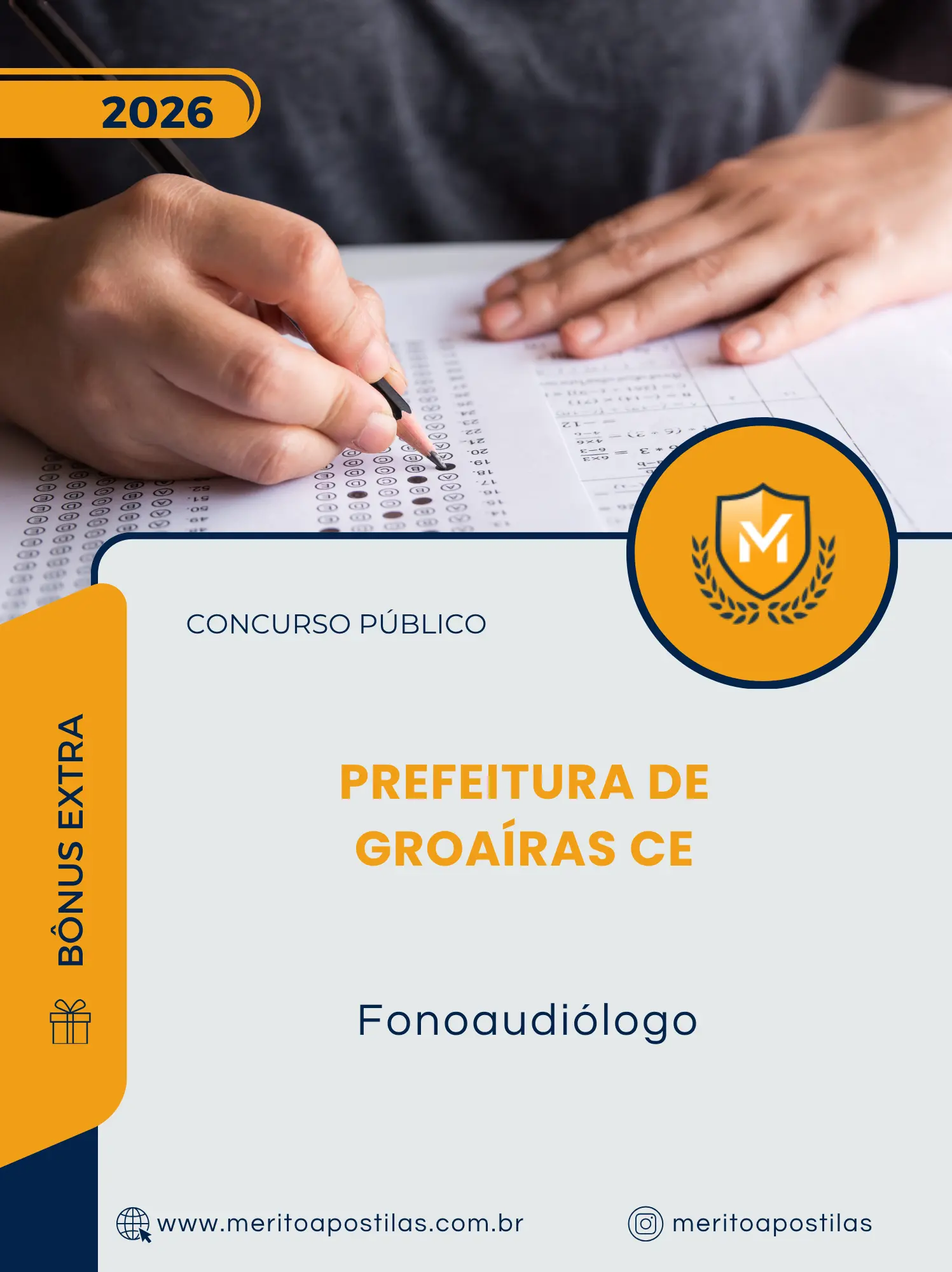 Apostila Fonoaudiólogo Prefeitura de Groaíras CE 2026