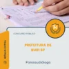 Apostila Fonoaudiólogo Prefeitura de Buri SP 2026
