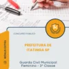 Apostila Guarda Civil Municipal Feminino 3ª Classe Prefeitura de Itatinga SP 2026