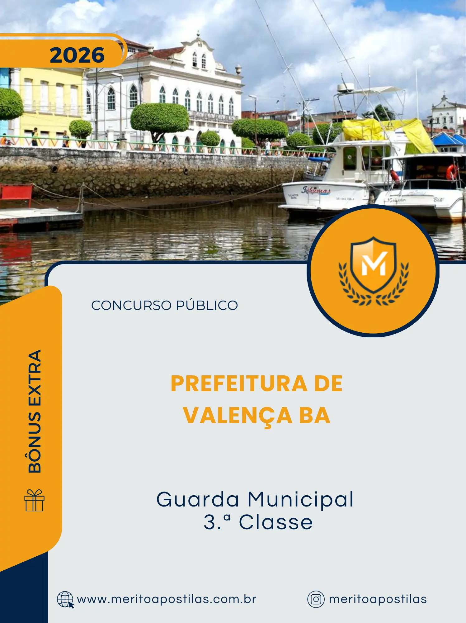 Apostila Guarda Municipal de 3ª Classe Prefeitura de Valença BA 2026