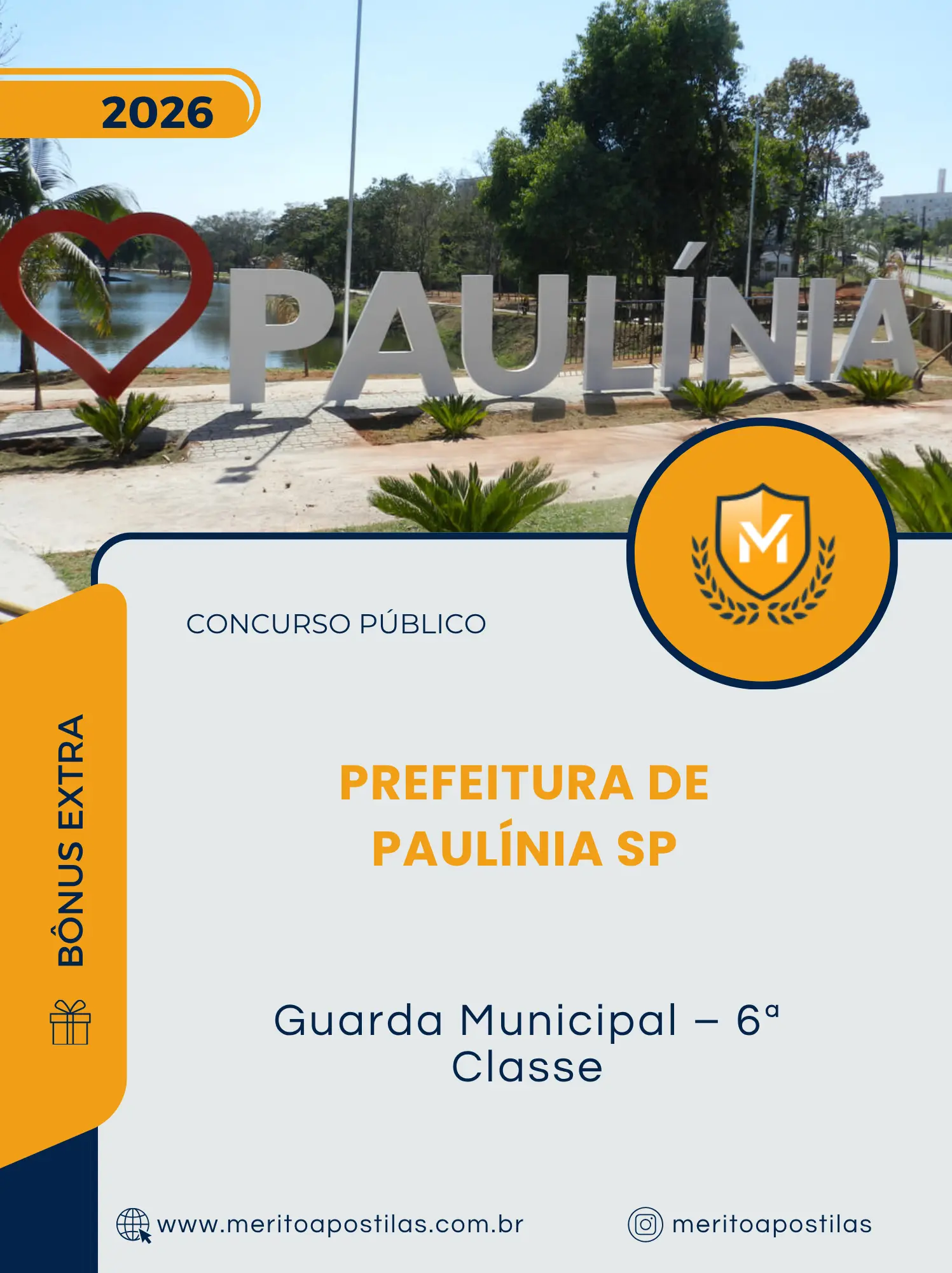 Apostila Guarda Municipal 6 Classe Prefeitura de Paulínia SP 2026