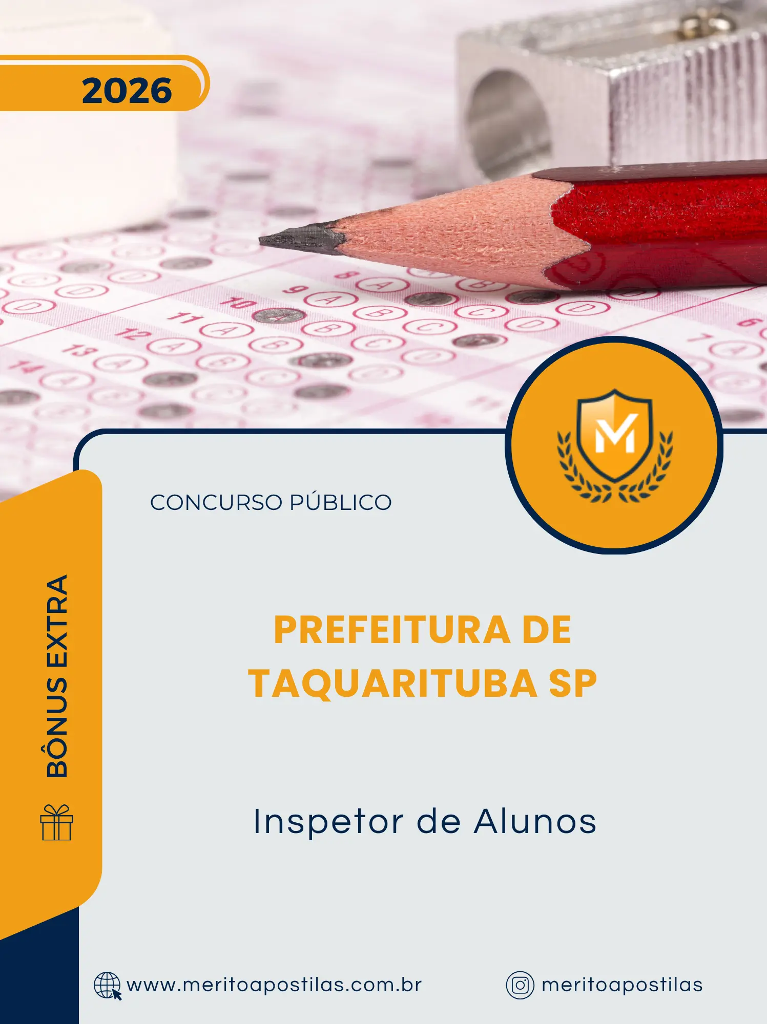 Apostila Inspetor de Alunos Prefeitura de Taquarituba SP 2026