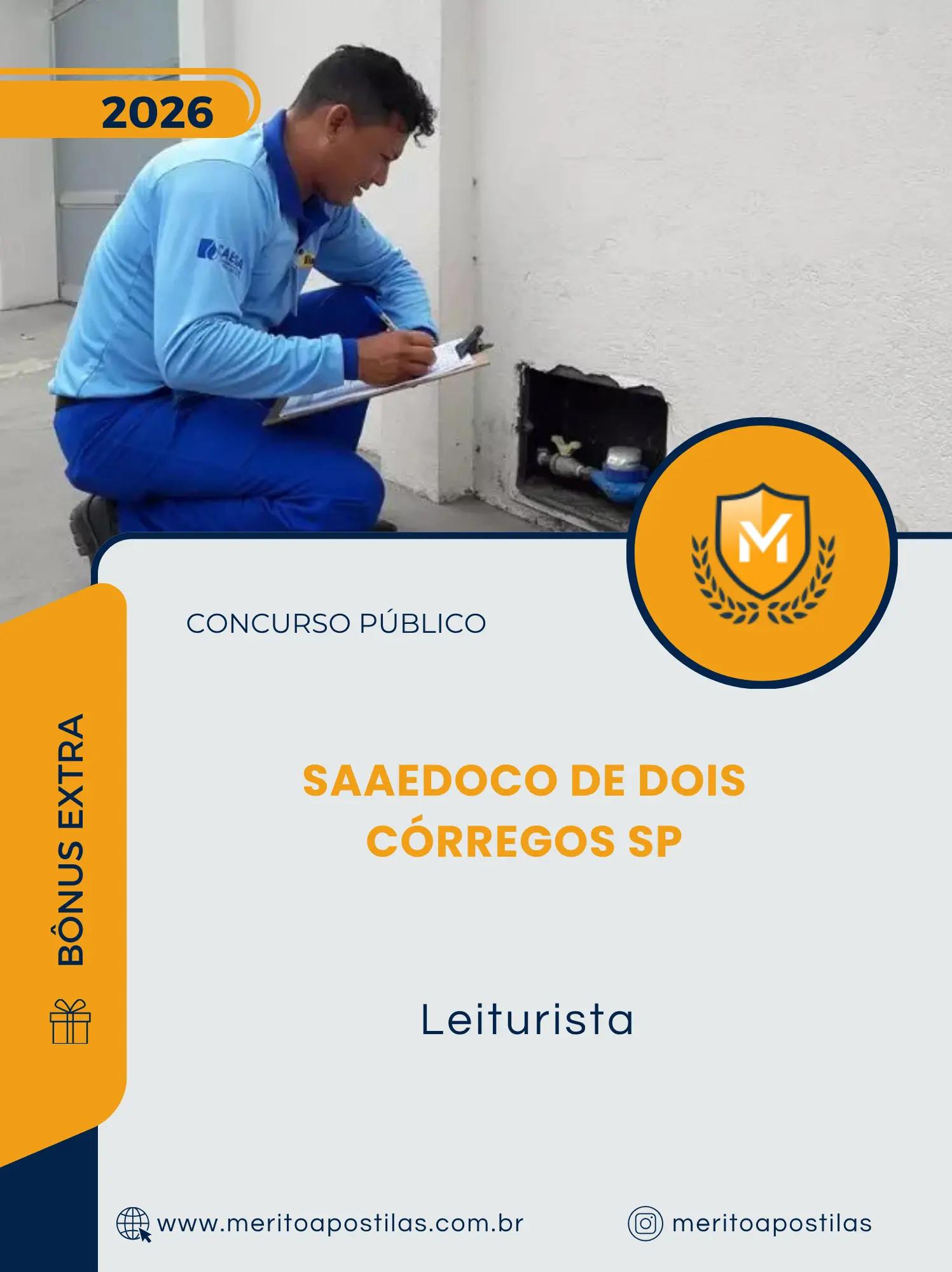 Apostila Leiturista Concurso Público SAAEDOCO de Dois Córregos SP 2026