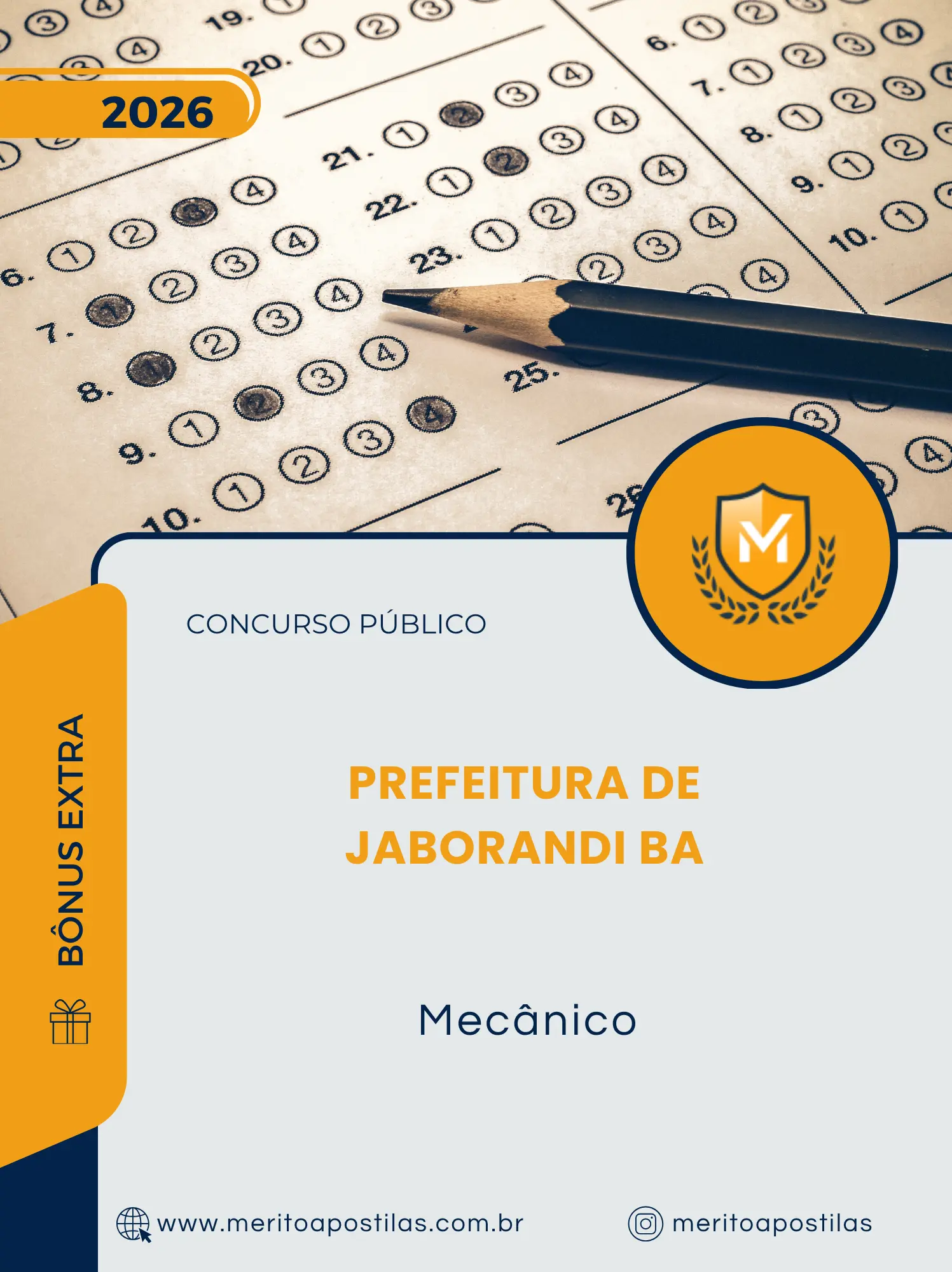Apostila Mecânico Prefeitura de Jaborandi BA 2026