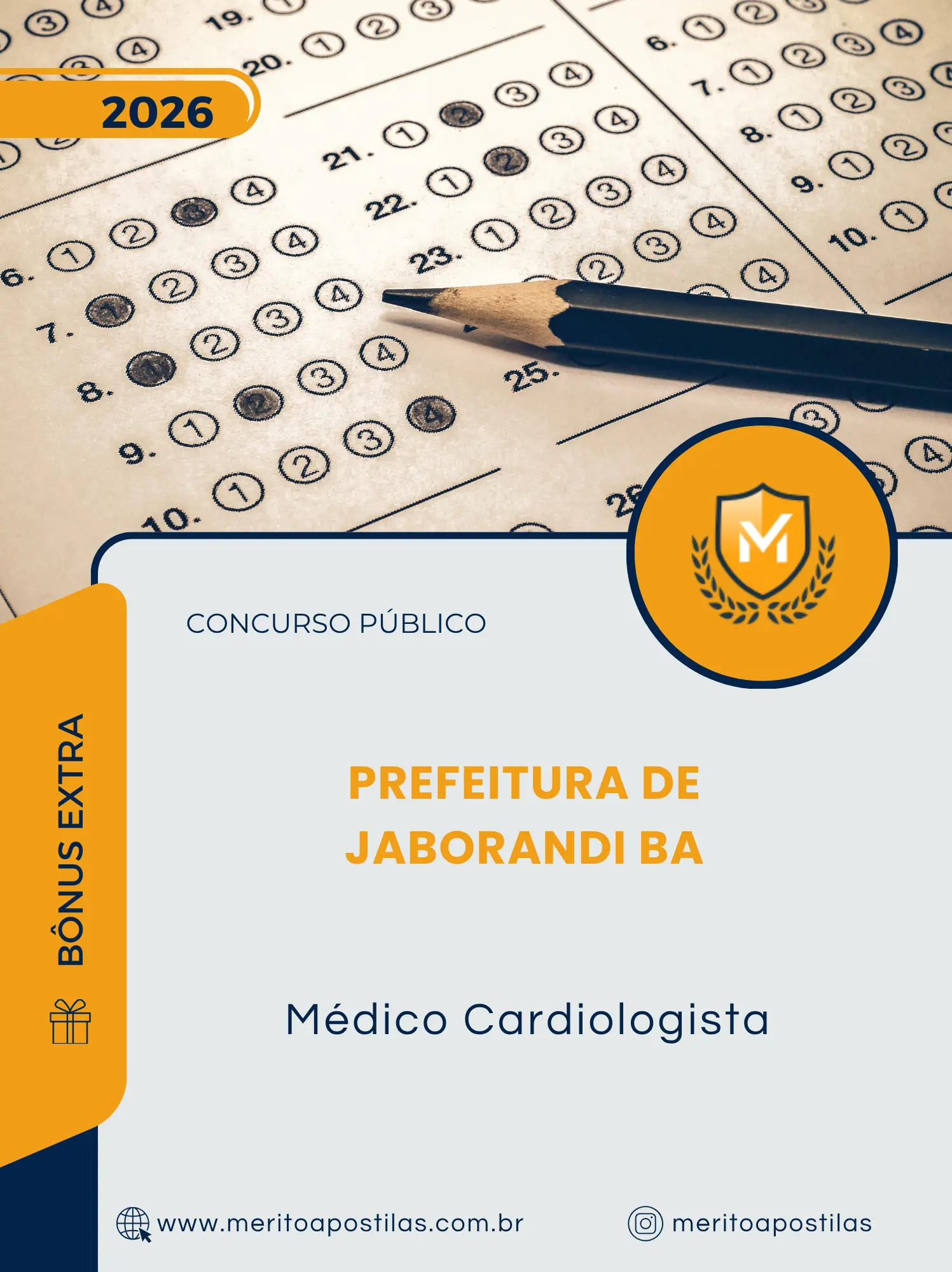Apostila Médico Cardiologista Prefeitura de Jaborandi BA 2026