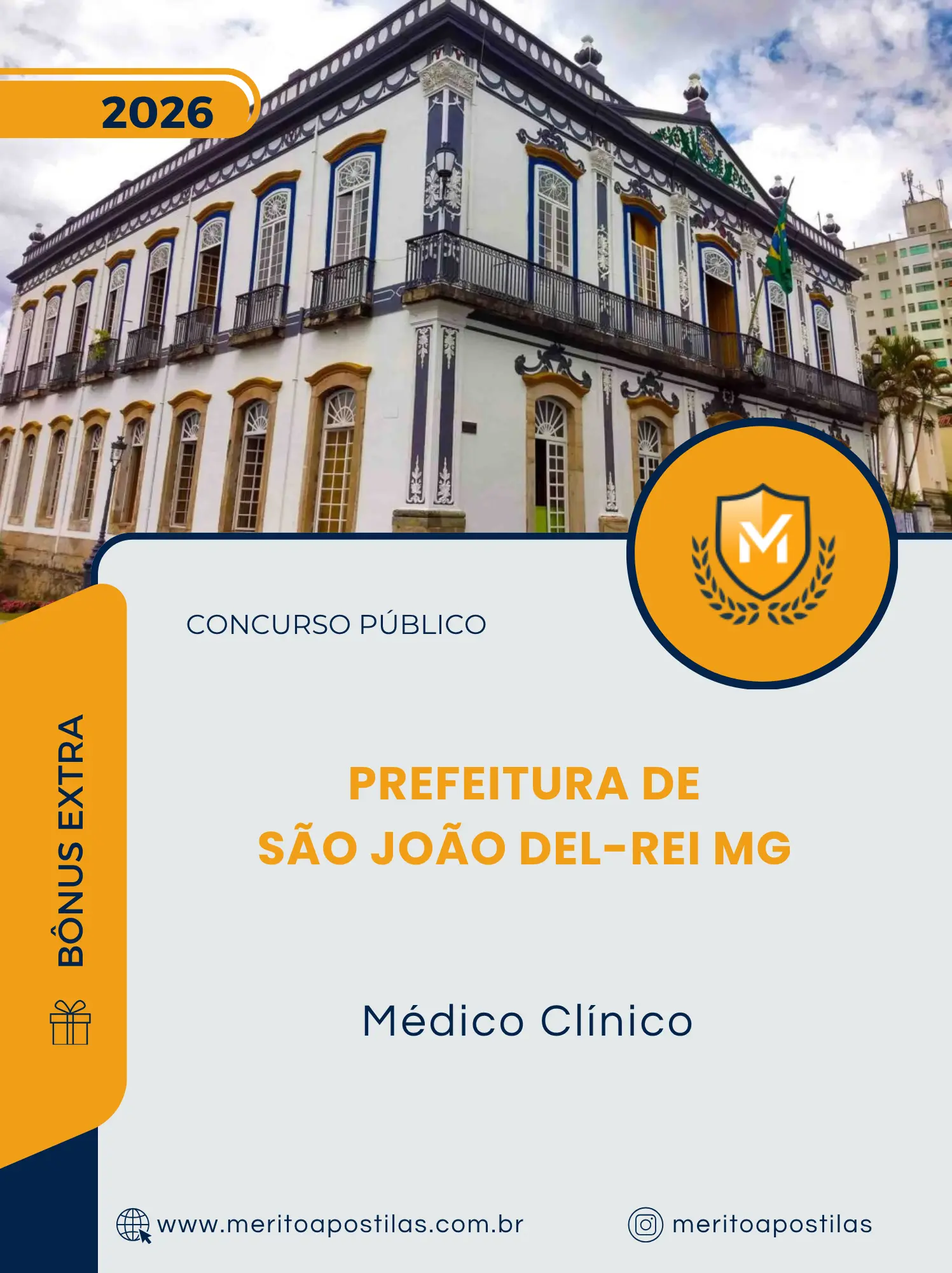 Apostila Médico Clínico Prefeitura de São João del Rei MG 2026