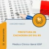 Apostila Médico Clínico Geral ESF Prefeitura de Cachoeira do Sul RS 2026