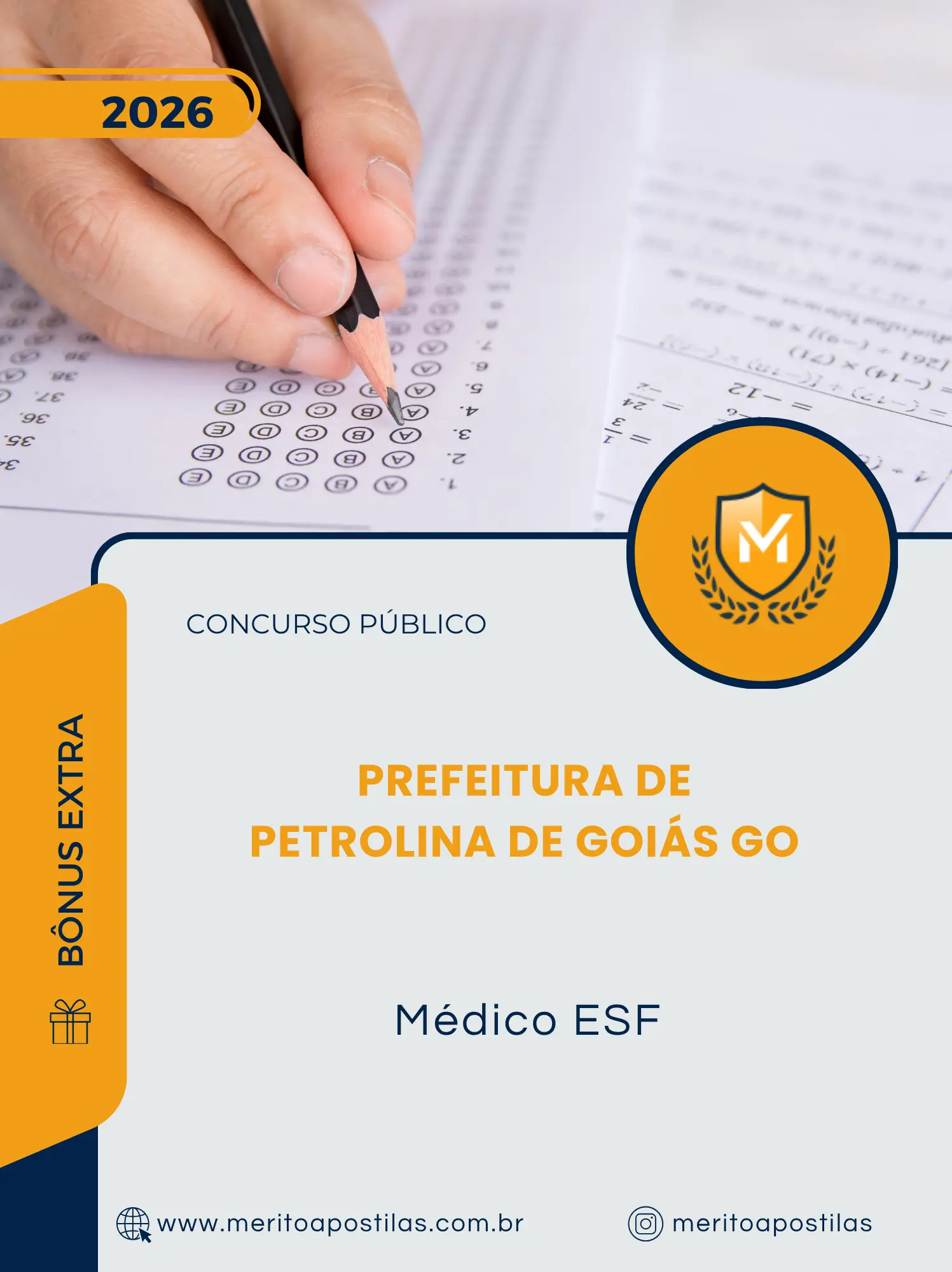 Apostila Médico ESF Prefeitura de Petrolina de Goiás GO 2026