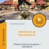 Apostila Médico Ginecologista Obstetra Prefeitura de São Roque SP 2026
