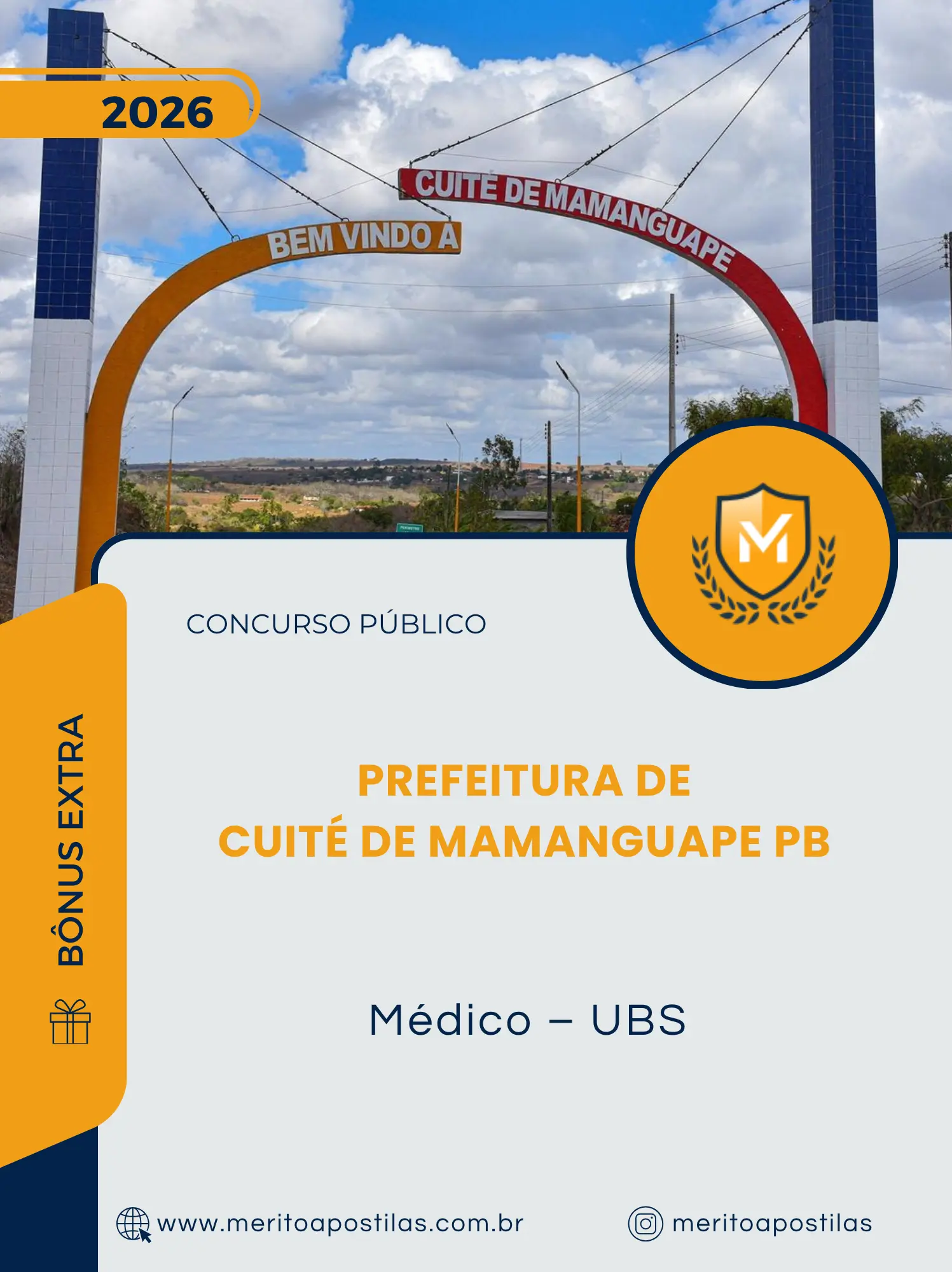 Apostila Médico UBS Prefeitura de Cuité de Mamanguape PB 2026