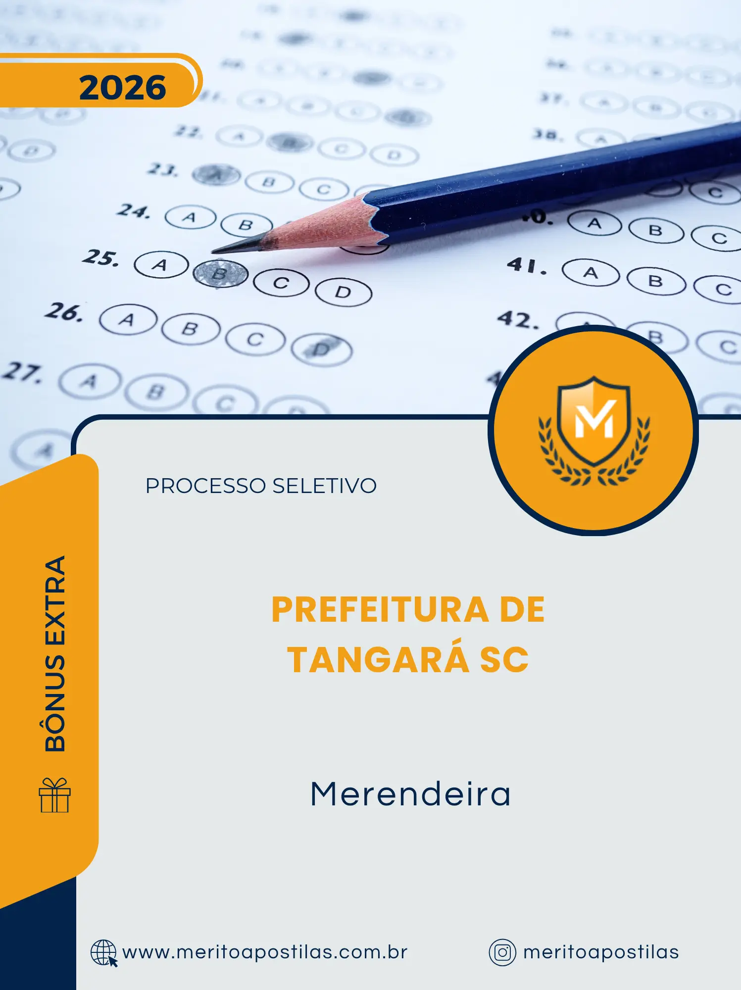 Apostila Merendeira Prefeitura de Tangará SC 2026