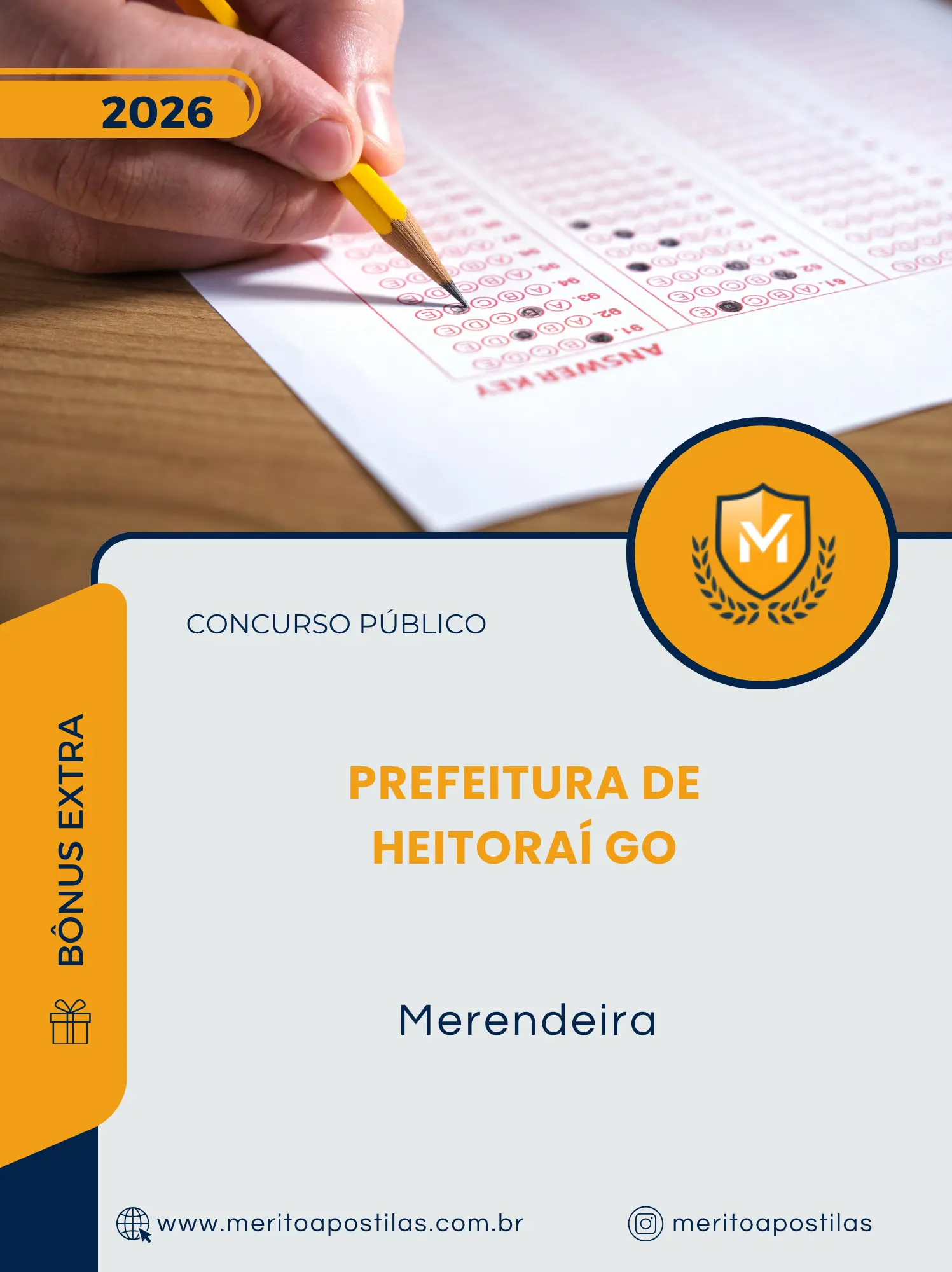 Apostila Merendeira Prefeitura de Heitoraí GO 2026