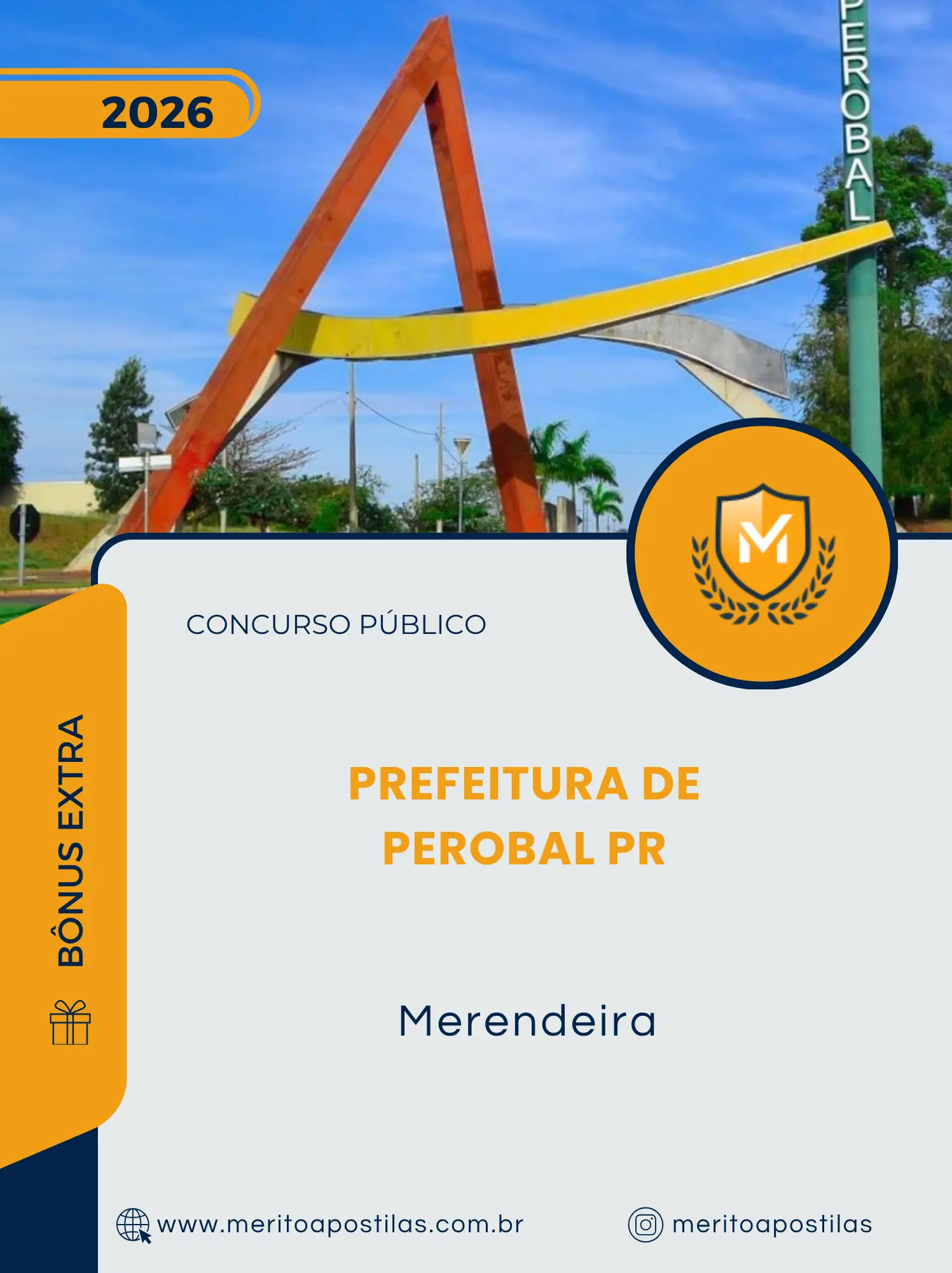 Apostila Merendeira Prefeitura de Perobal PR 2026