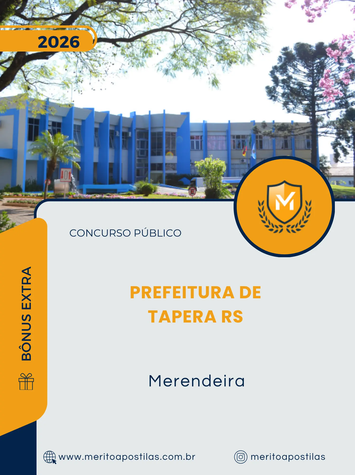 Apostila Merendeira Prefeitura de Tapera RS 2026