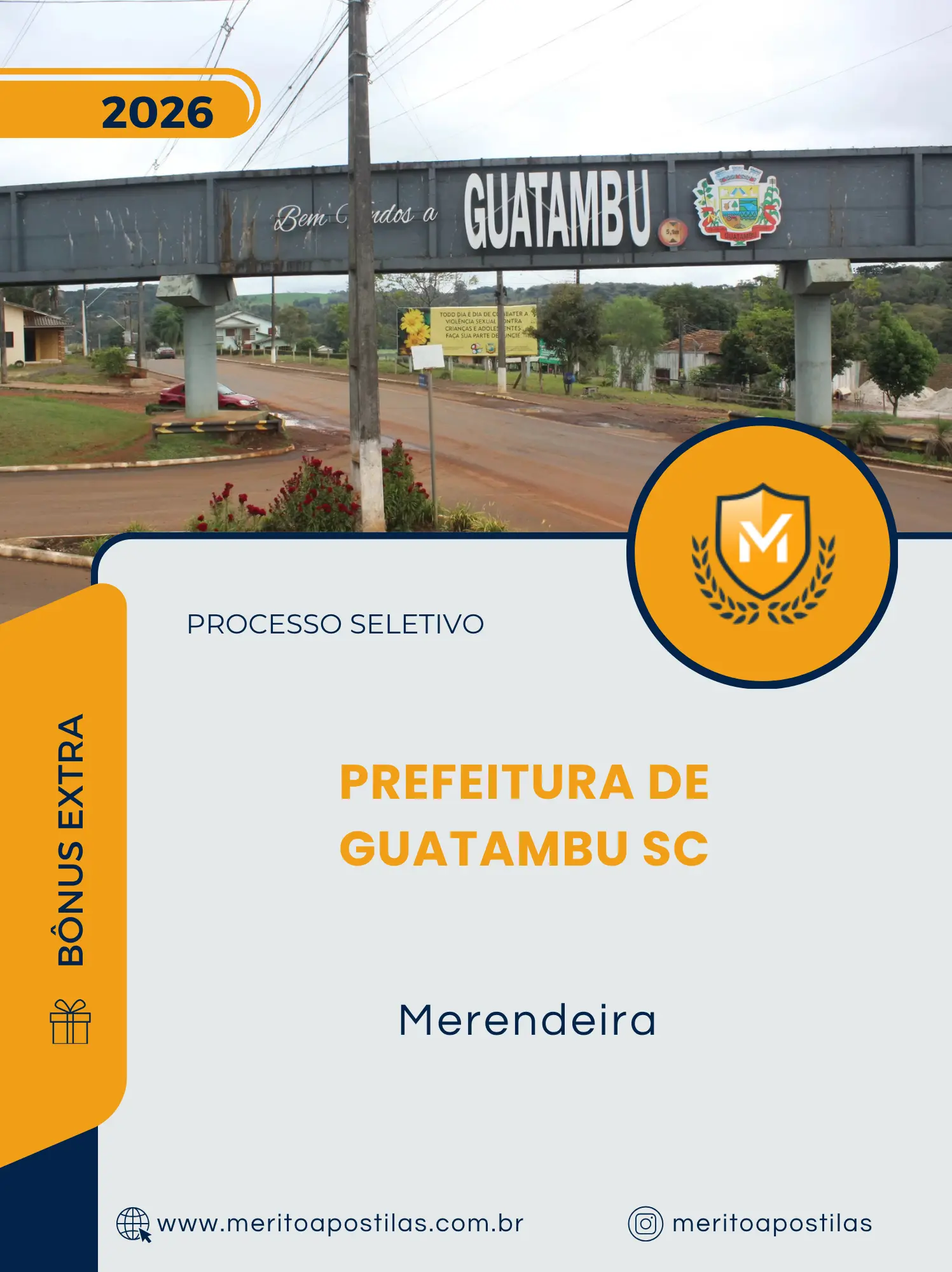 Apostila Merendeira Prefeitura de Guatambu SC 2026