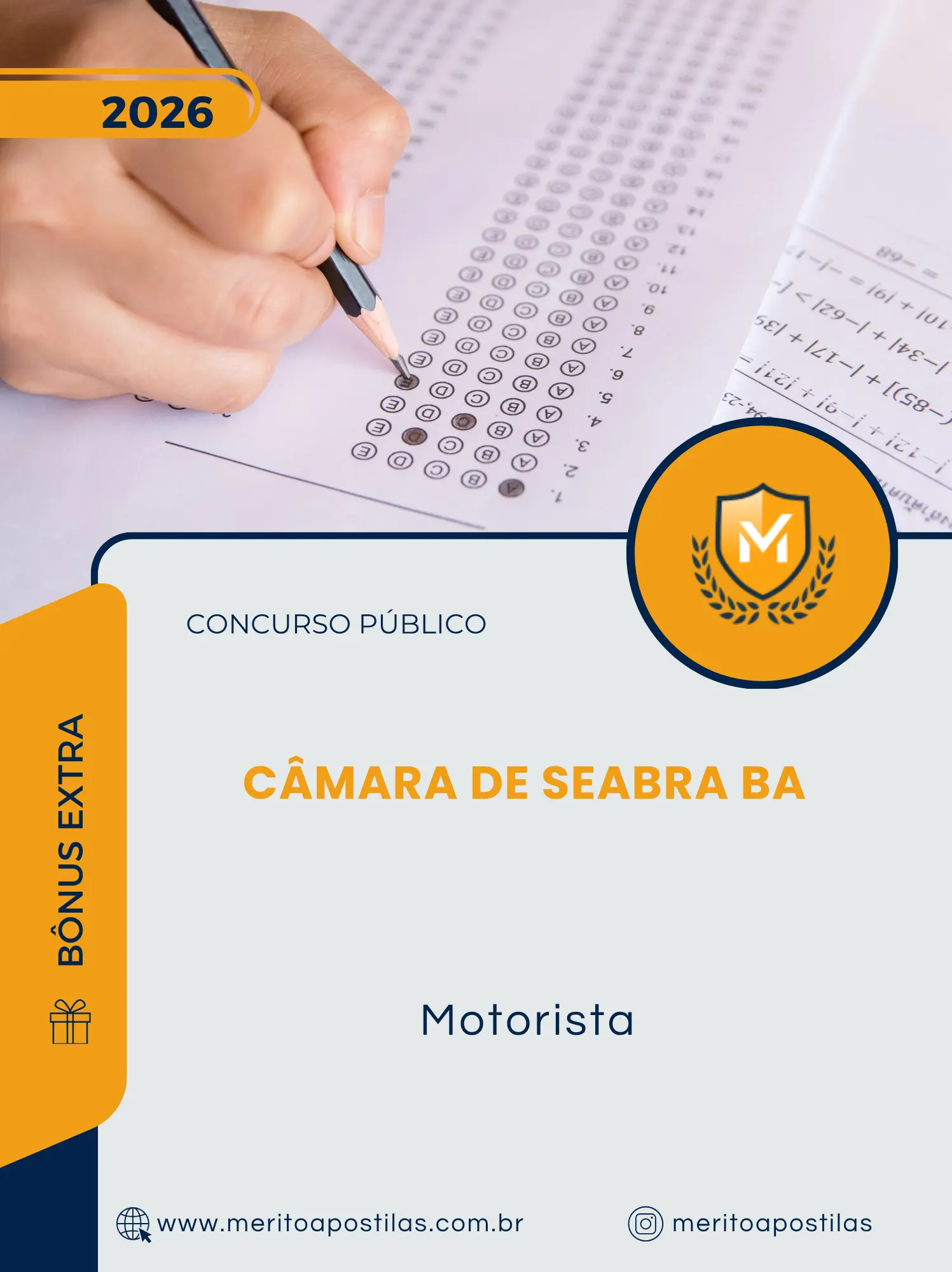 Apostila Motorista Câmara de Seabra BA 2026