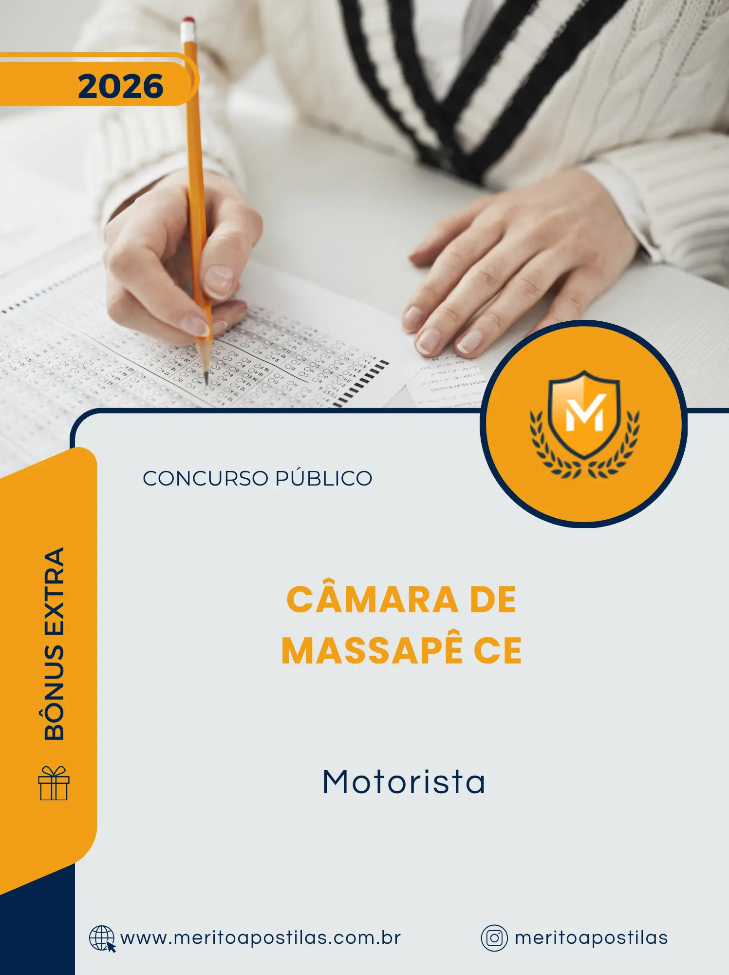 Apostila Motorista Câmara de Massapê CE 2026