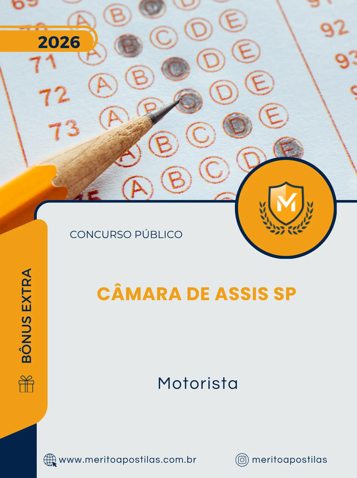 Apostila Motorista Câmara de Assis SP 2026