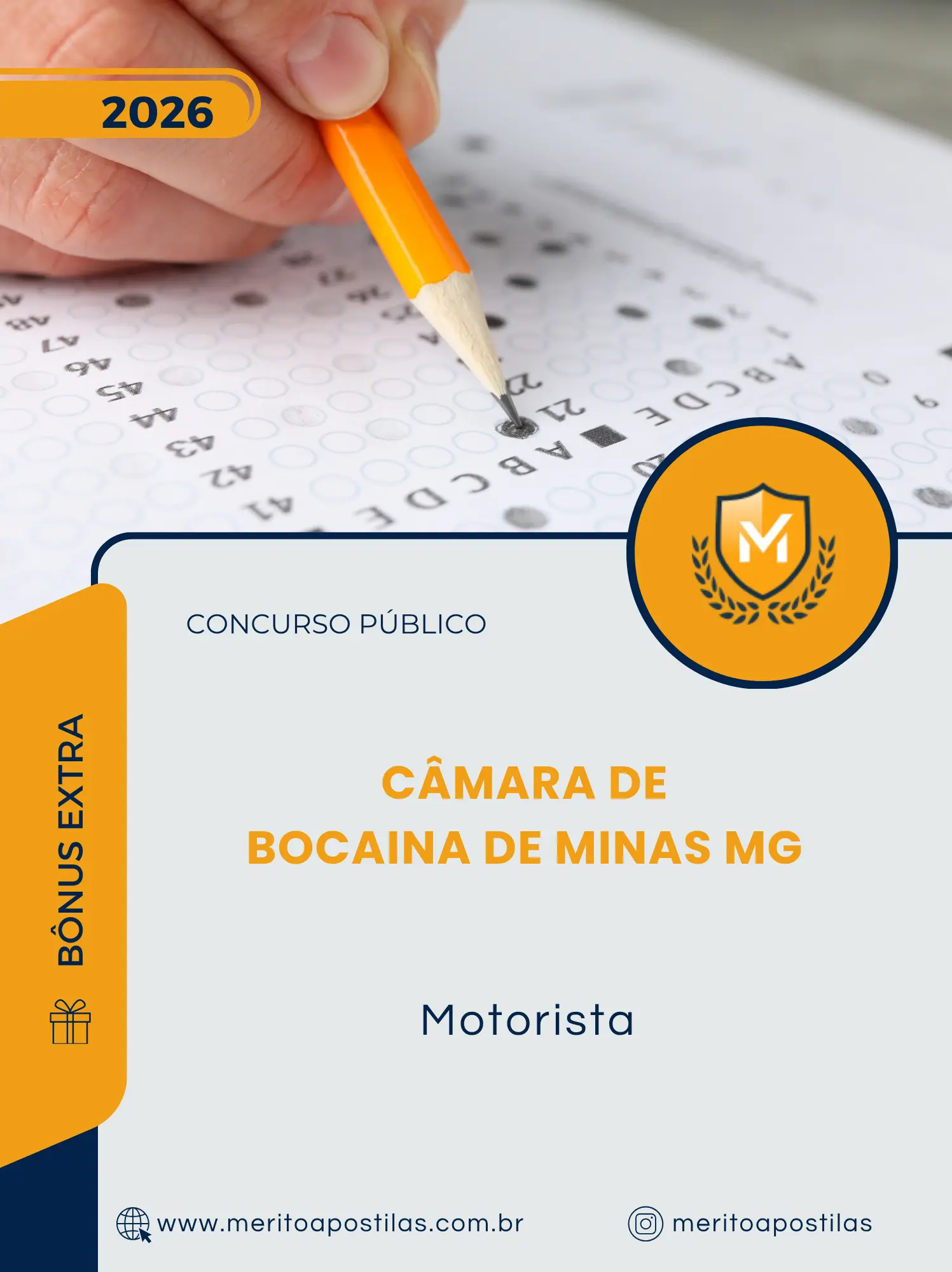 Apostila Motorista Câmara de Bocaina de Minas MG 2026
