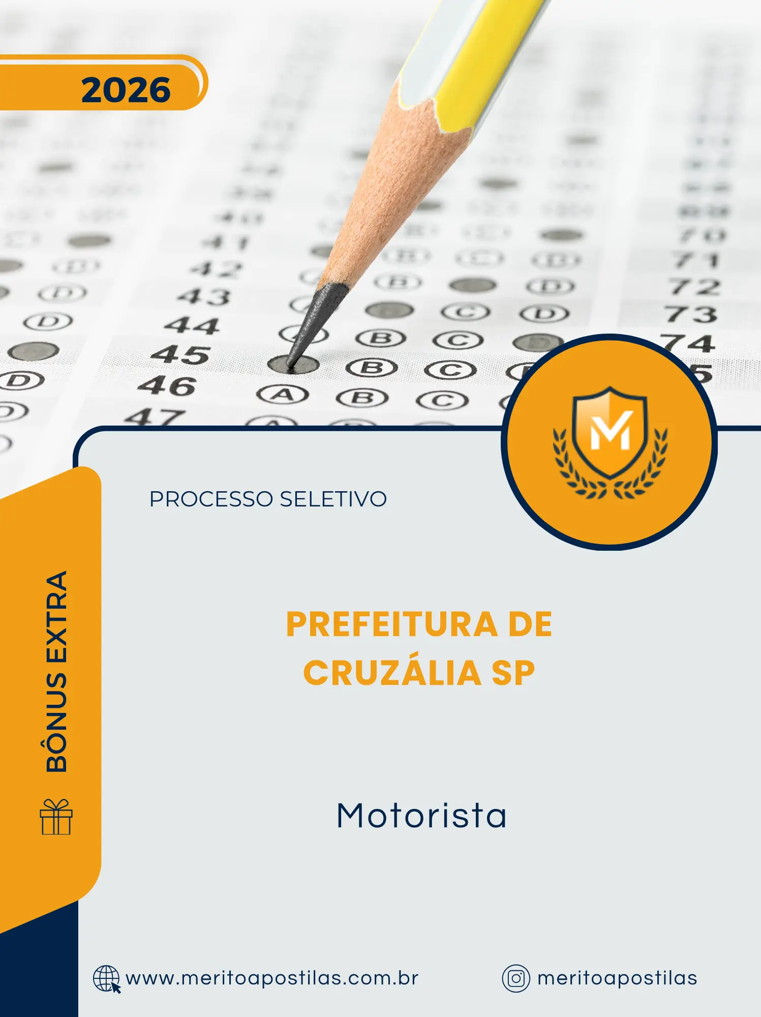Apostila Motorista Prefeitura de Cruzália SP 2026