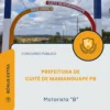 Apostila Motorista “B” Prefeitura de Cuité de Mamanguape PB 2026