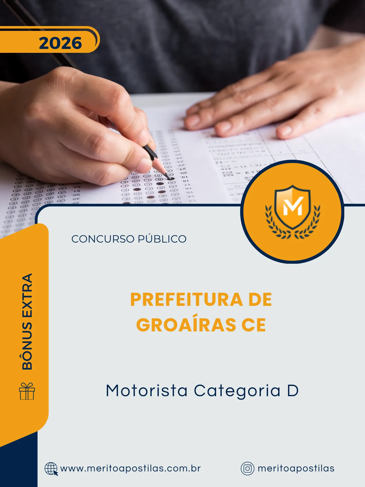 Apostila Motorista Categoria D Prefeitura de Groaíras CE 2026