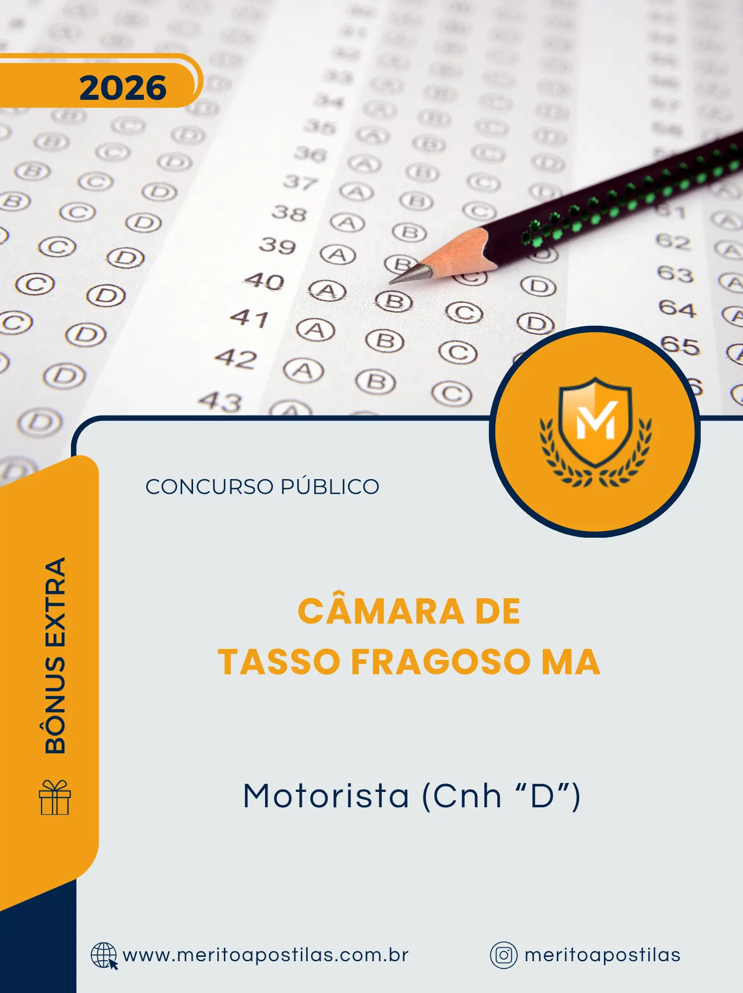 Apostila Motorista Cnh D Câmara de Tasso Fragoso MA 2026