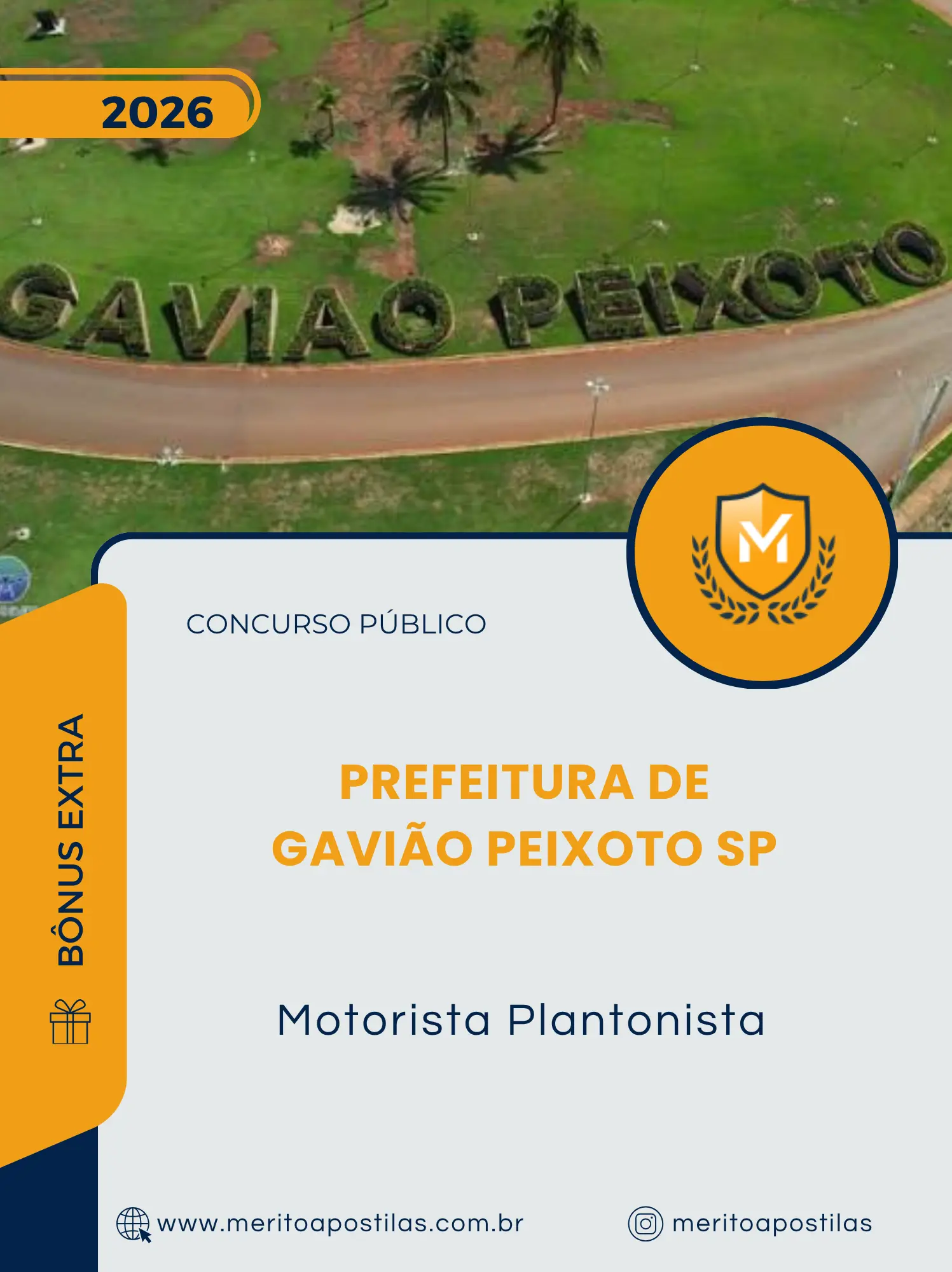 Apostila Motorista Plantonista Prefeitura de Gavião Peixoto SP 2026