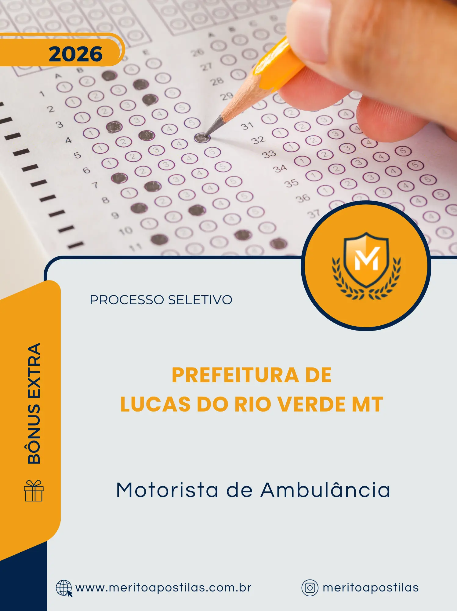 Apostila Motorista de Ambulância Prefeitura de Lucas do Rio Verde MT 2026