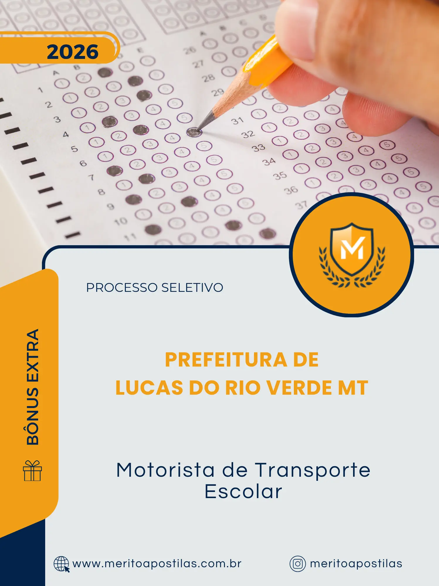 Apostila Motorista de Transporte Escolar Prefeitura de Lucas do Rio Verde MT 2026
