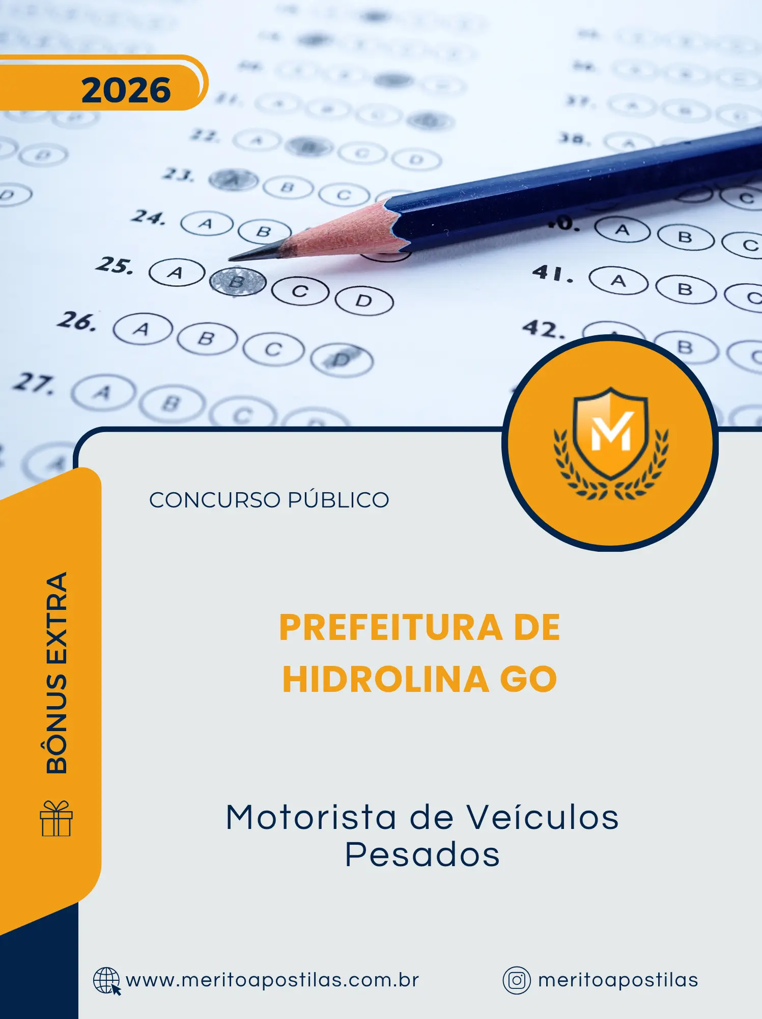 Apostila Motorista de Veículos Pesados Prefeitura de Hidrolina GO 2026