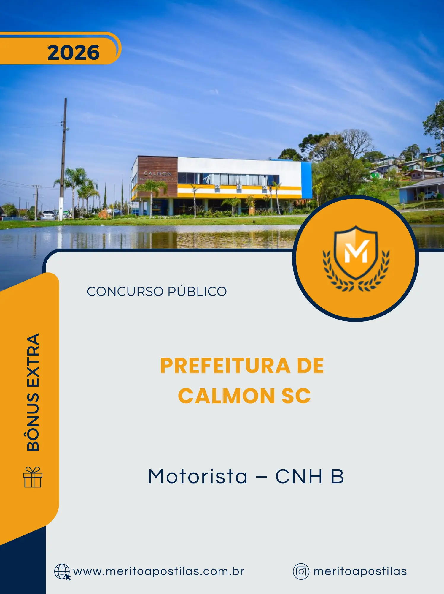Apostila Motorista CNH B Prefeitura de Calmon SC 2026