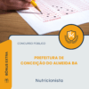 Apostila Nutricionista Prefeitura de Conceição do Almeida BA 2026